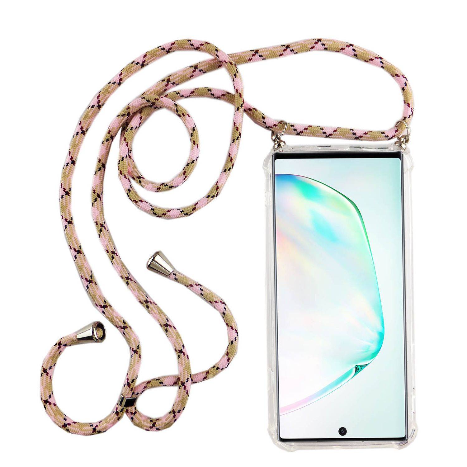 Samsung Galaxy Note 10 Plus Handykette Handyhülle Umhängetasche Transparent
