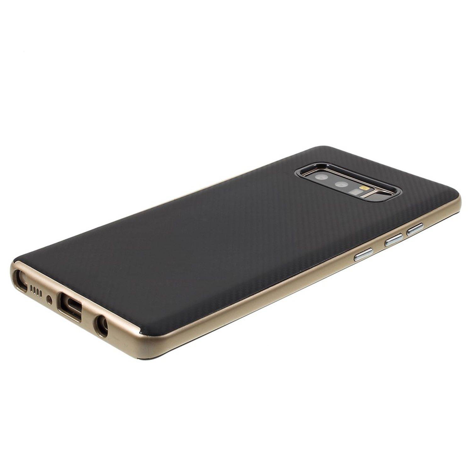 Samsung Galaxy J7 (2017) Handyhülle Backcover Gold