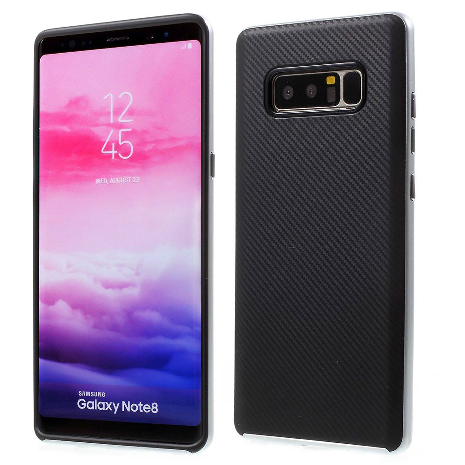 Samsung Galaxy S6 Edge Handyhülle Backcover Silber