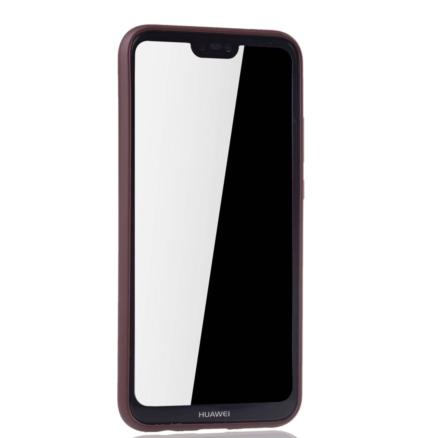 Huawei Y6 (2018) Handyhülle Backcover Schwarz
