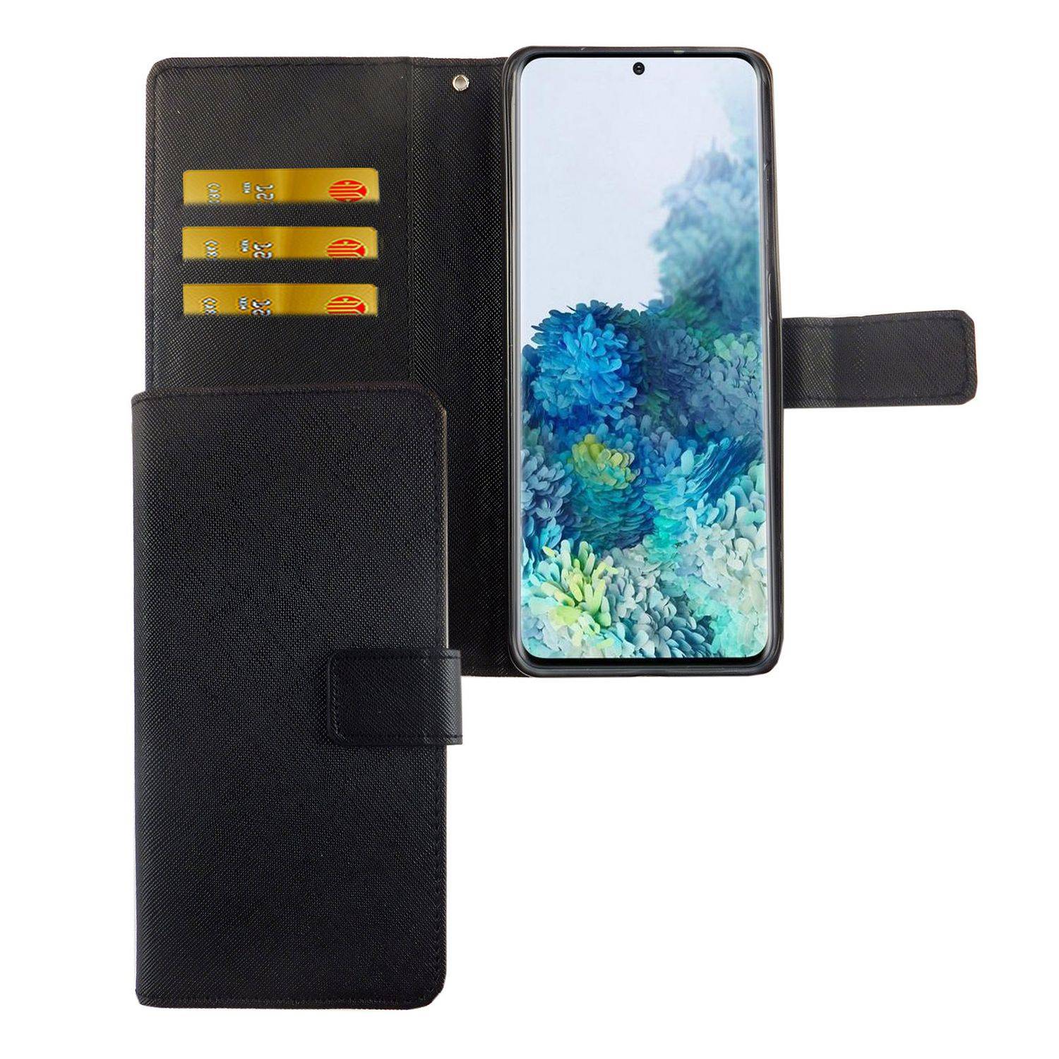 Samsung Galaxy S20 Plus Handyhülle Bookcover Schwarz