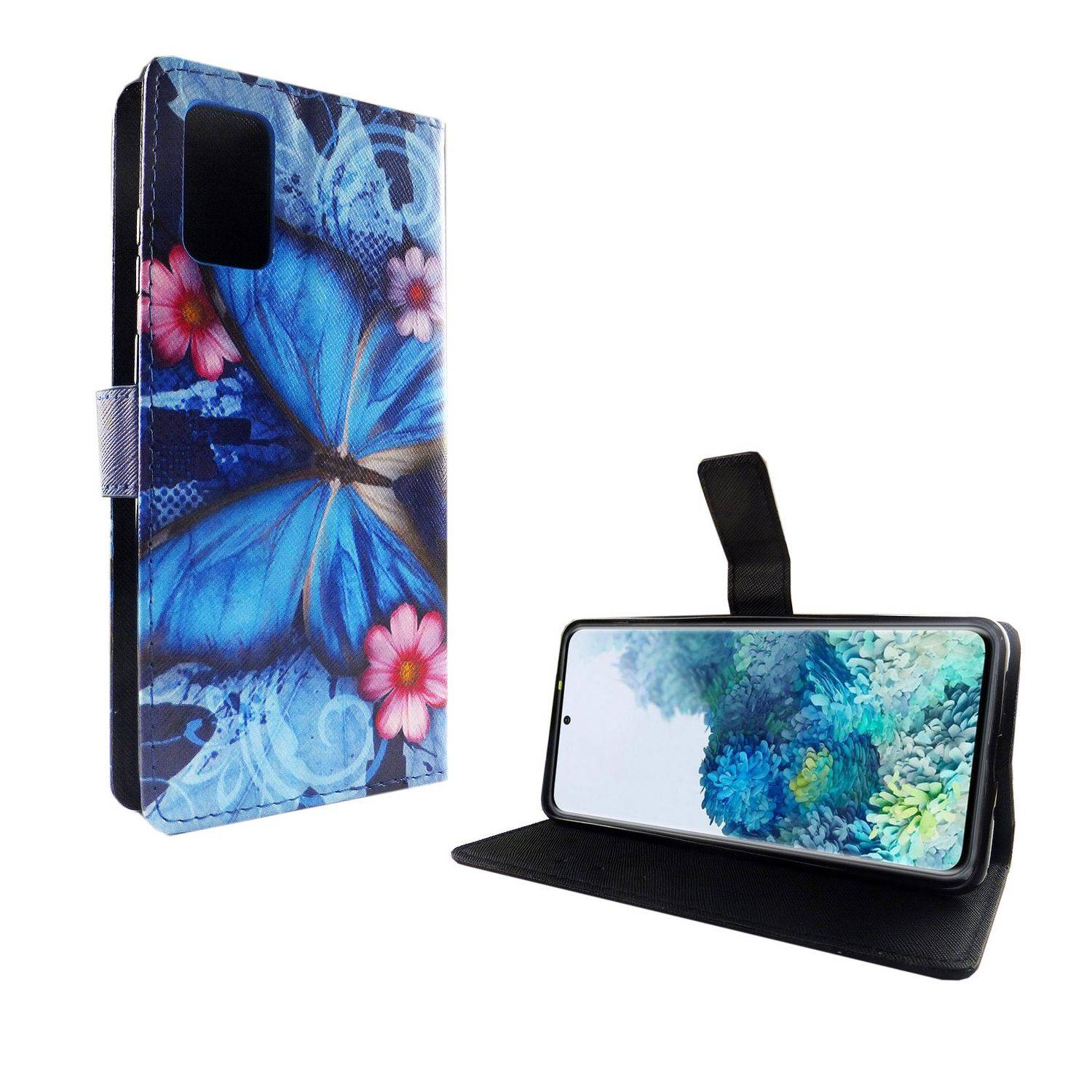 Samsung Galaxy S20 Plus Handyhülle Bookcover Blau