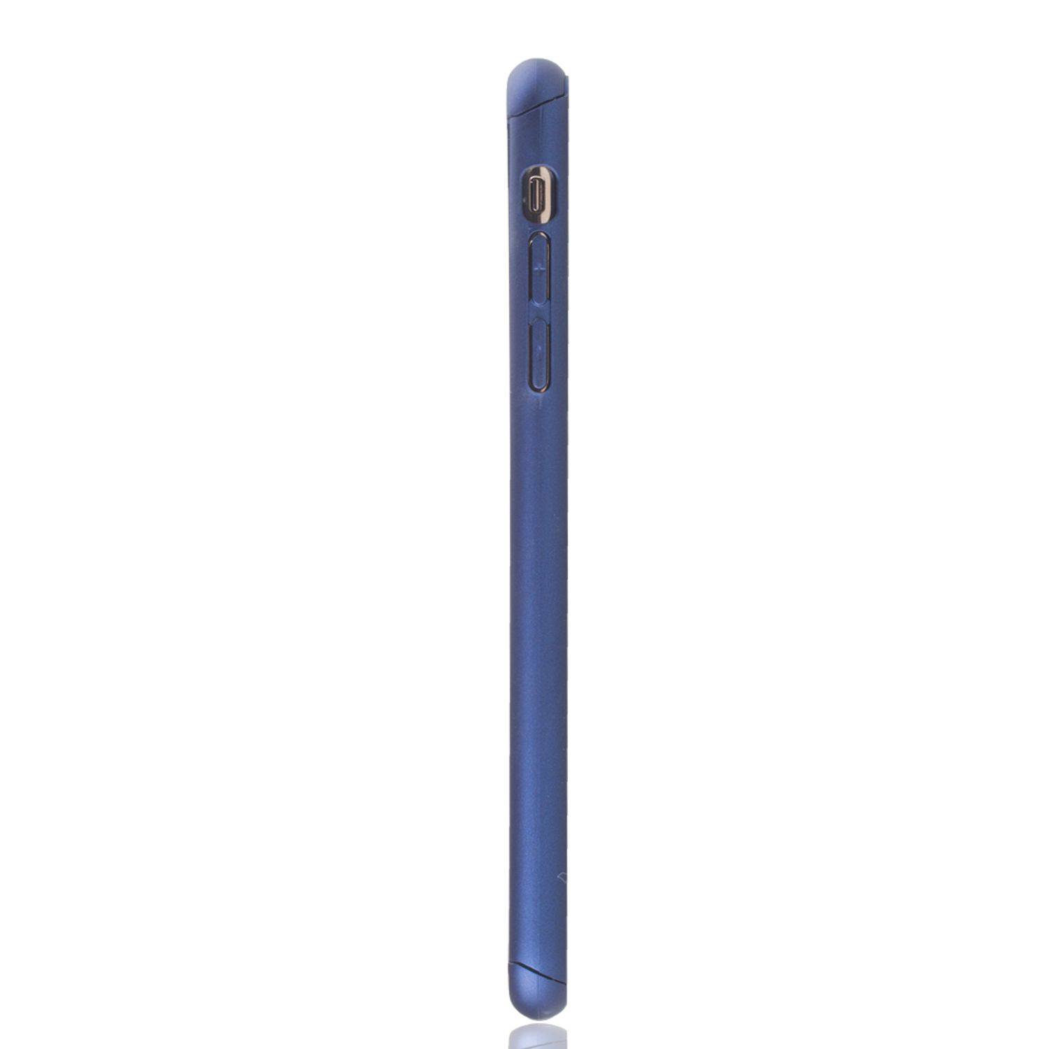 Apple iPhone XS Max Handyhülle 360 Grad Schutz Full Cover Blau