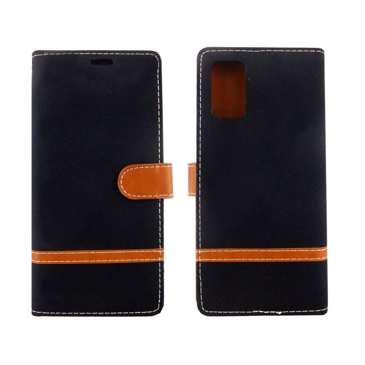 Samsung Galaxy S20 Plus Handyhülle Bookcover Schwarz