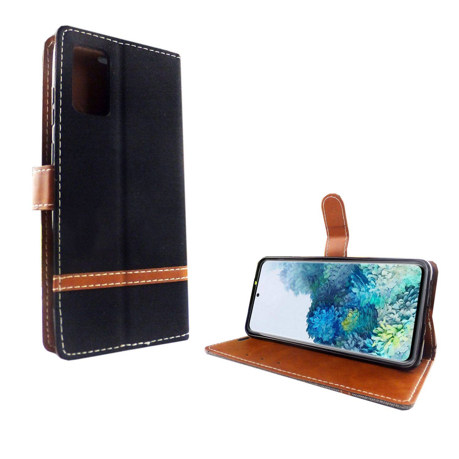 Samsung Galaxy S20 Plus Handyhülle Bookcover Schwarz