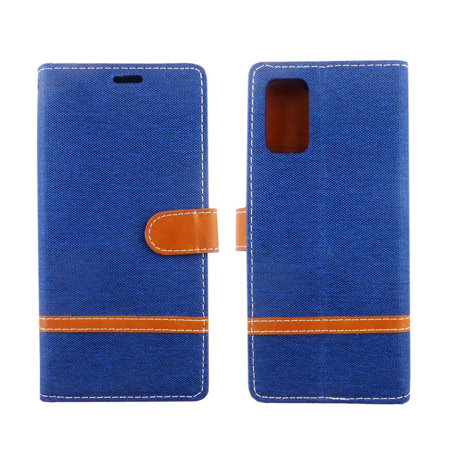 Samsung Galaxy S20 Plus Handyhülle Bookcover Blau