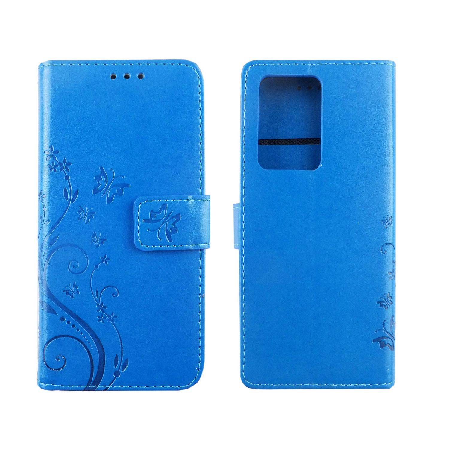 Samsung Galaxy S20 Ultra Handyhülle Bookcover Blau