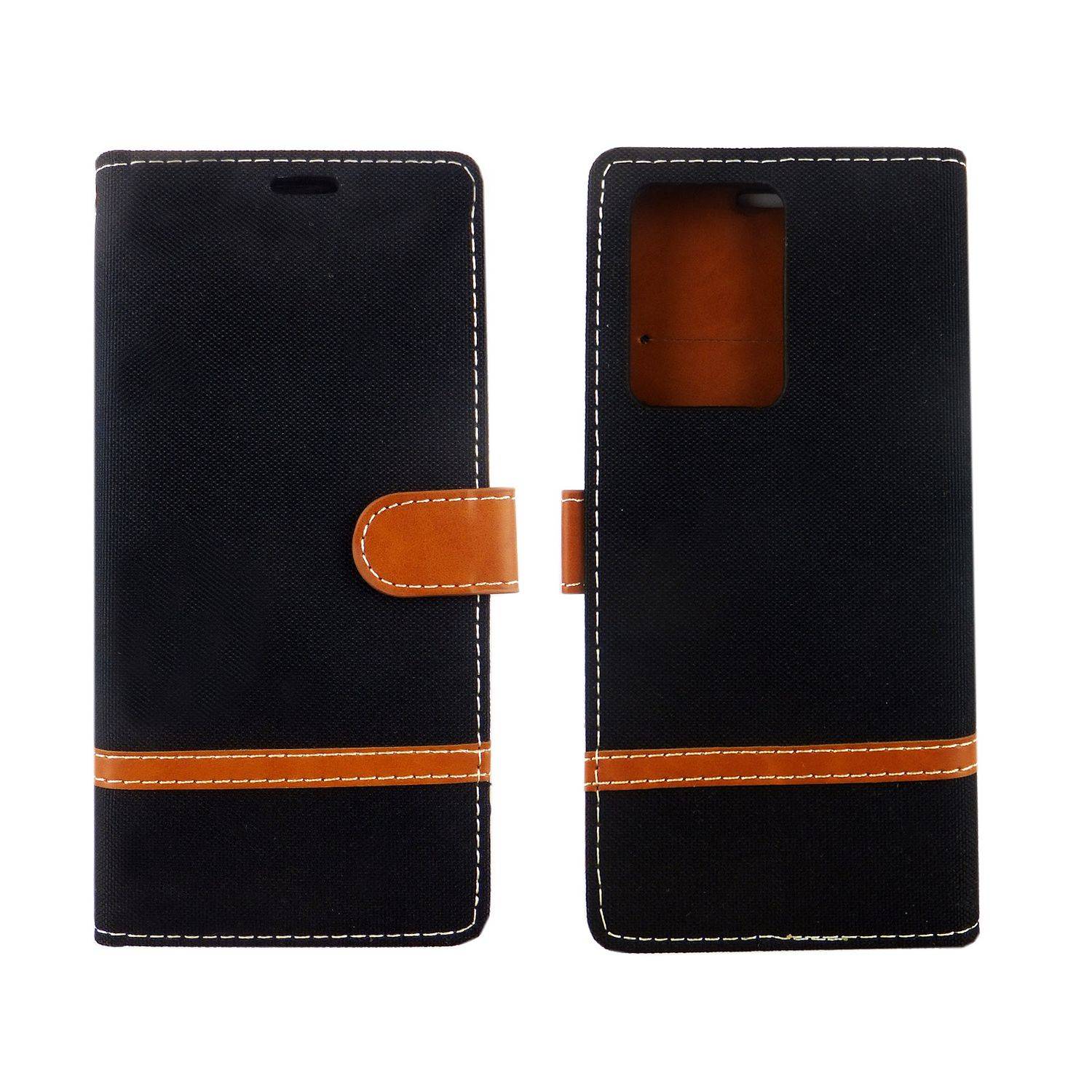 Samsung Galaxy S20 Ultra Handyhülle Bookcover Schwarz