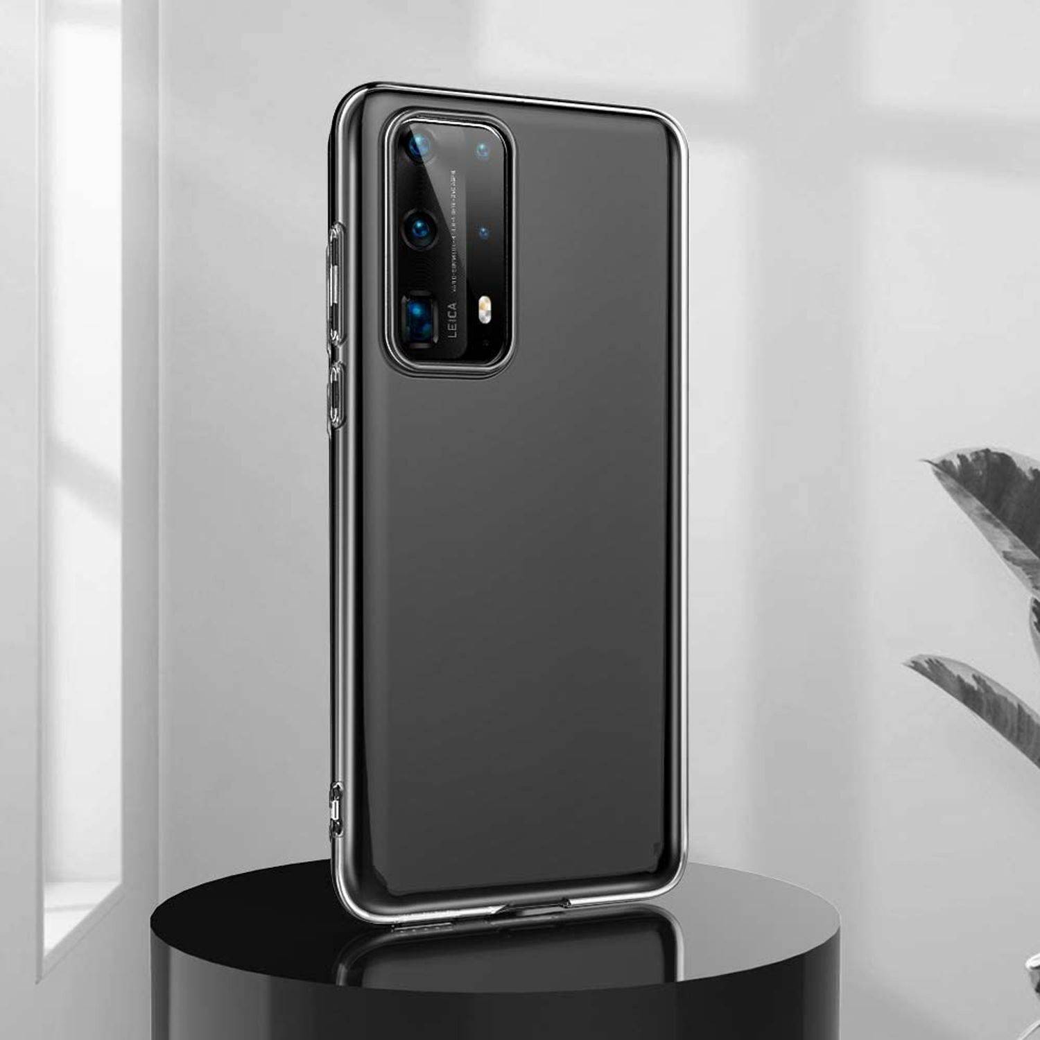 Huawei P40 Pro Handyhülle Ultra Dünn Bumper Backcover Transparent