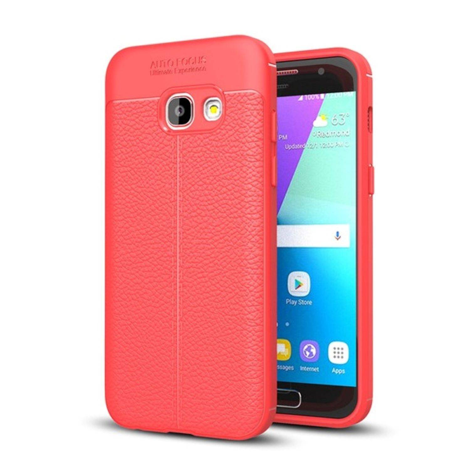 Samsung Galaxy A3 (2017) Handyhülle Backcover Rot