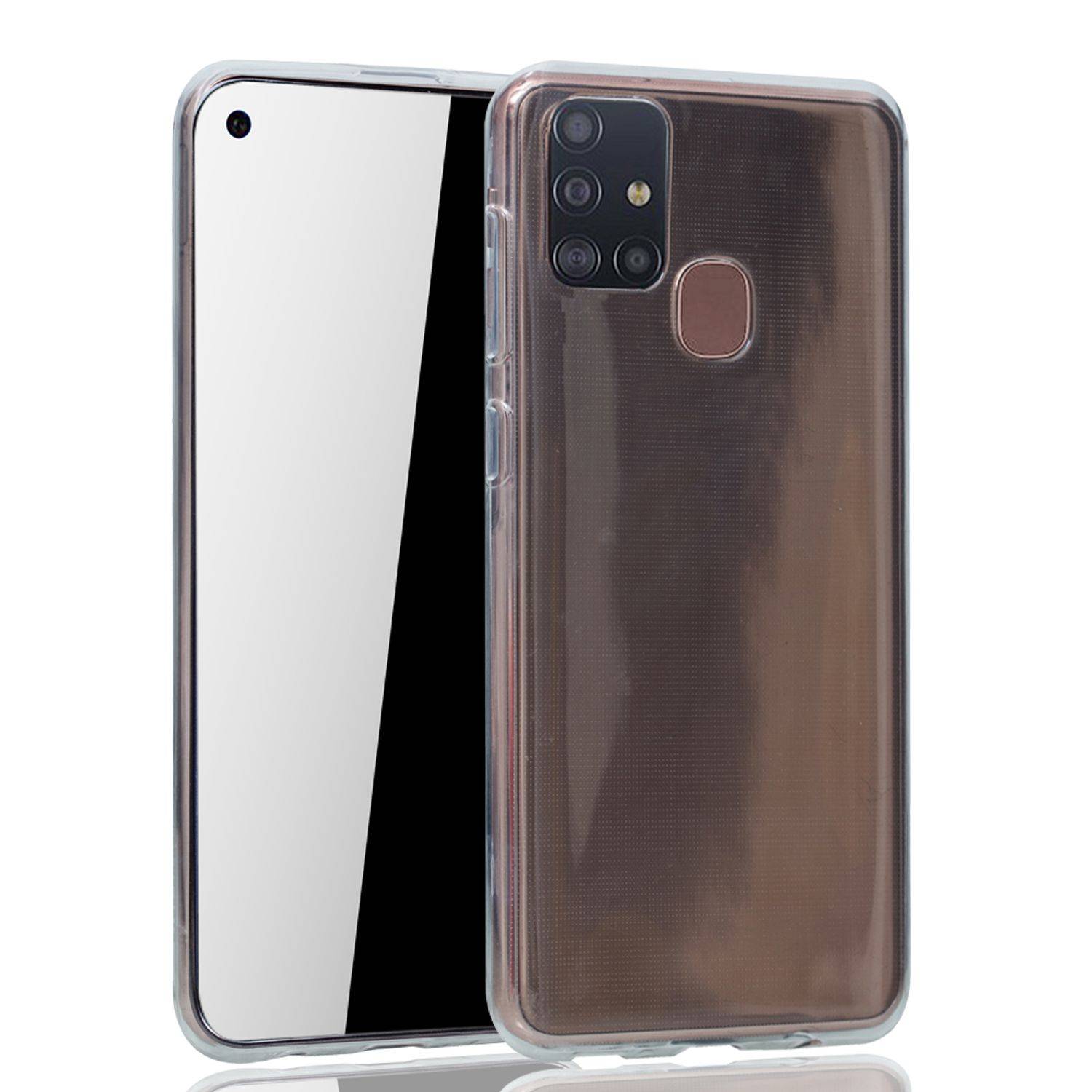 Samsung Galaxy A21s Handyhülle Ultra Dünn Bumper Backcover Transparent