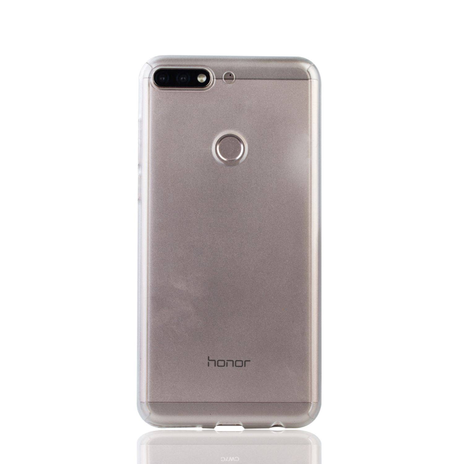 Huawei Honor 7C Handyhülle 360 Grad Schutz Full Cover Transparent