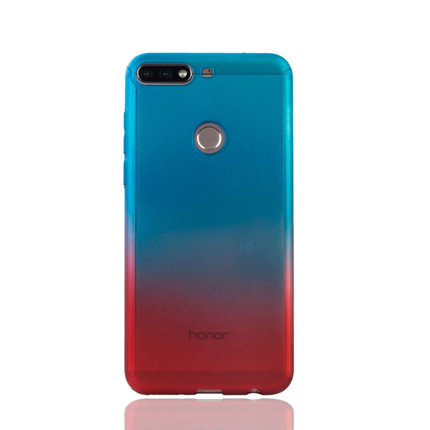 Huawei Honor 7C Handyhülle 360 Grad Schutz Full Cover Mehrfarbig