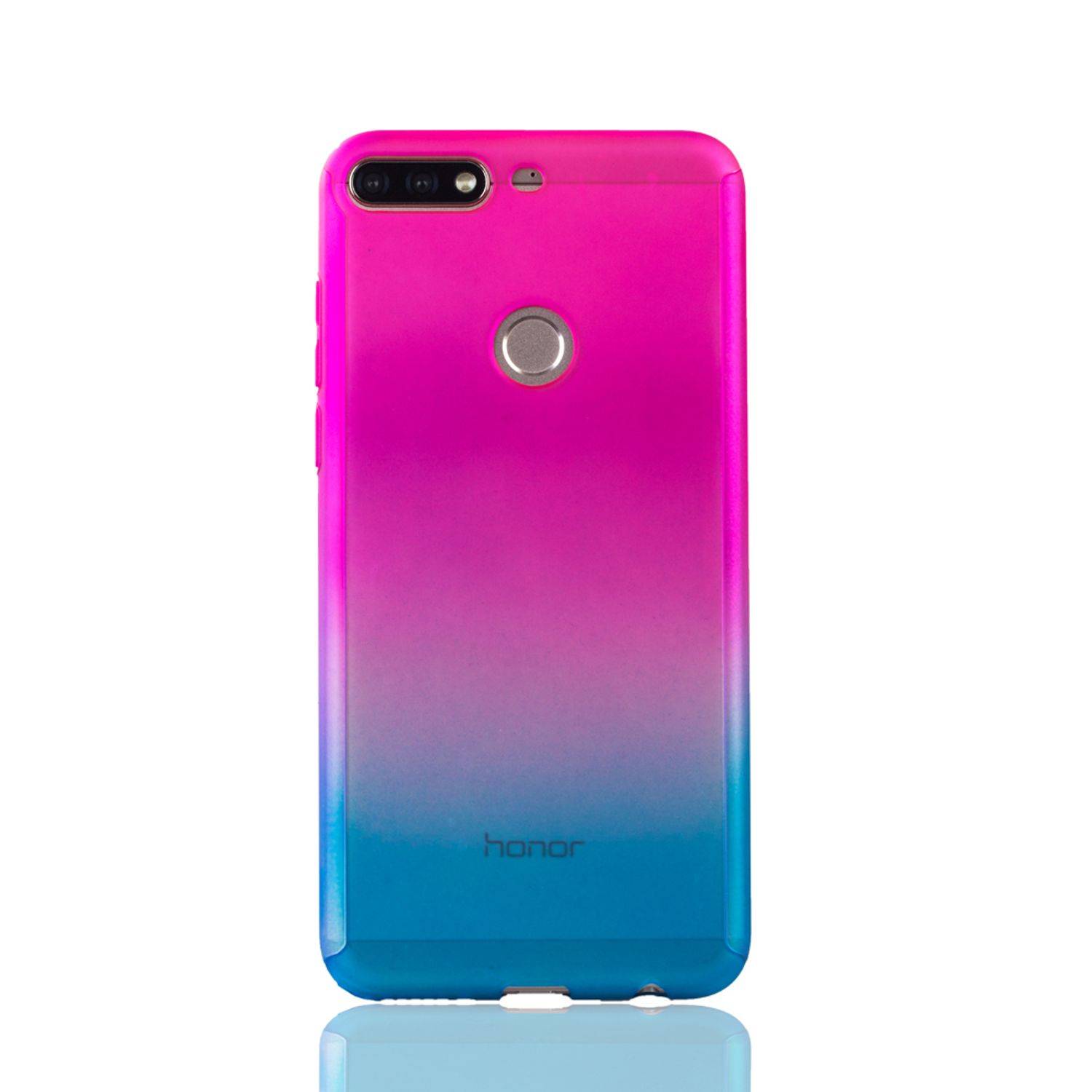Huawei Honor 7C Handyhülle 360 Grad Schutz Full Cover Mehrfarbig