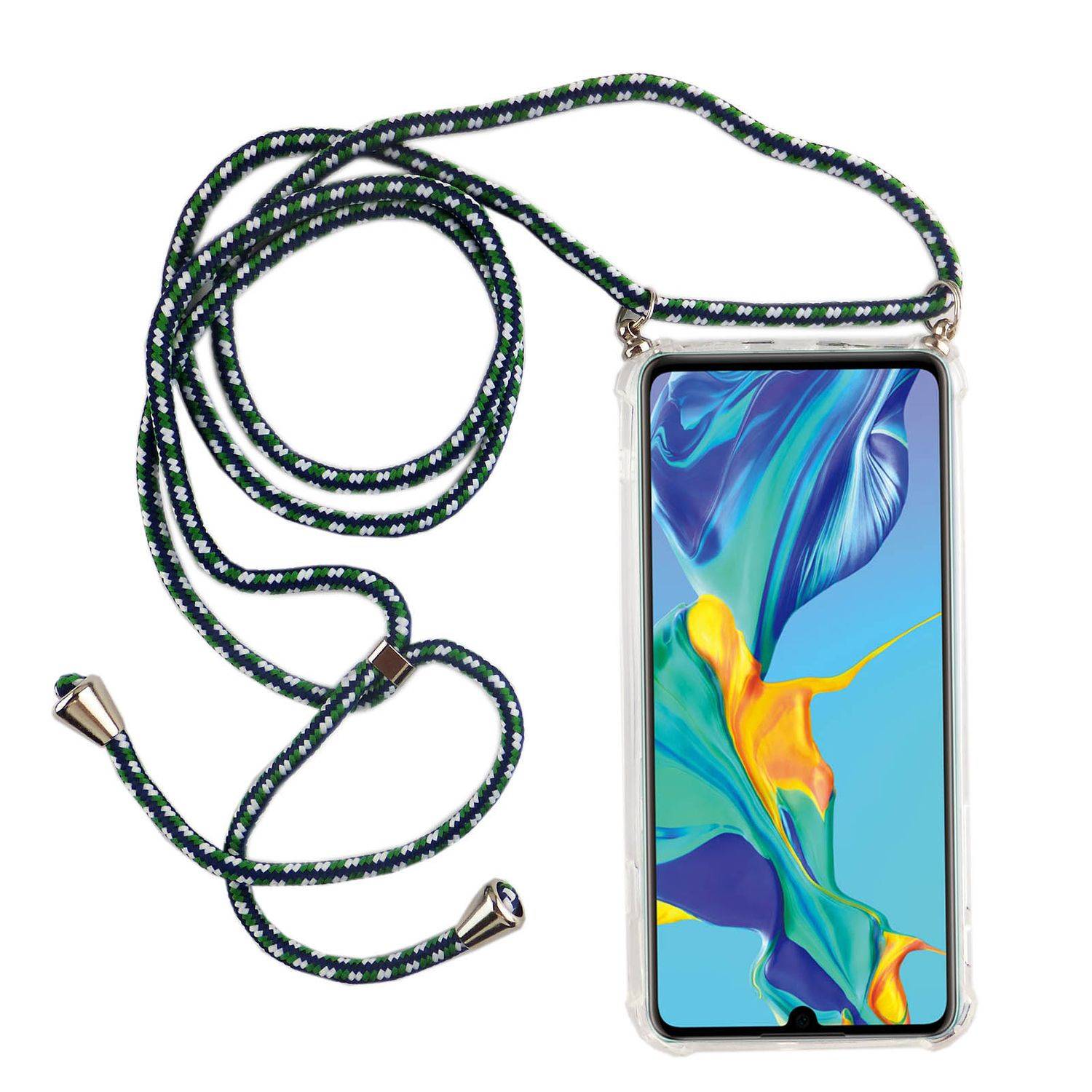 Huawei P30 Pro Handykette Handyhülle Umhängetasche Transparent