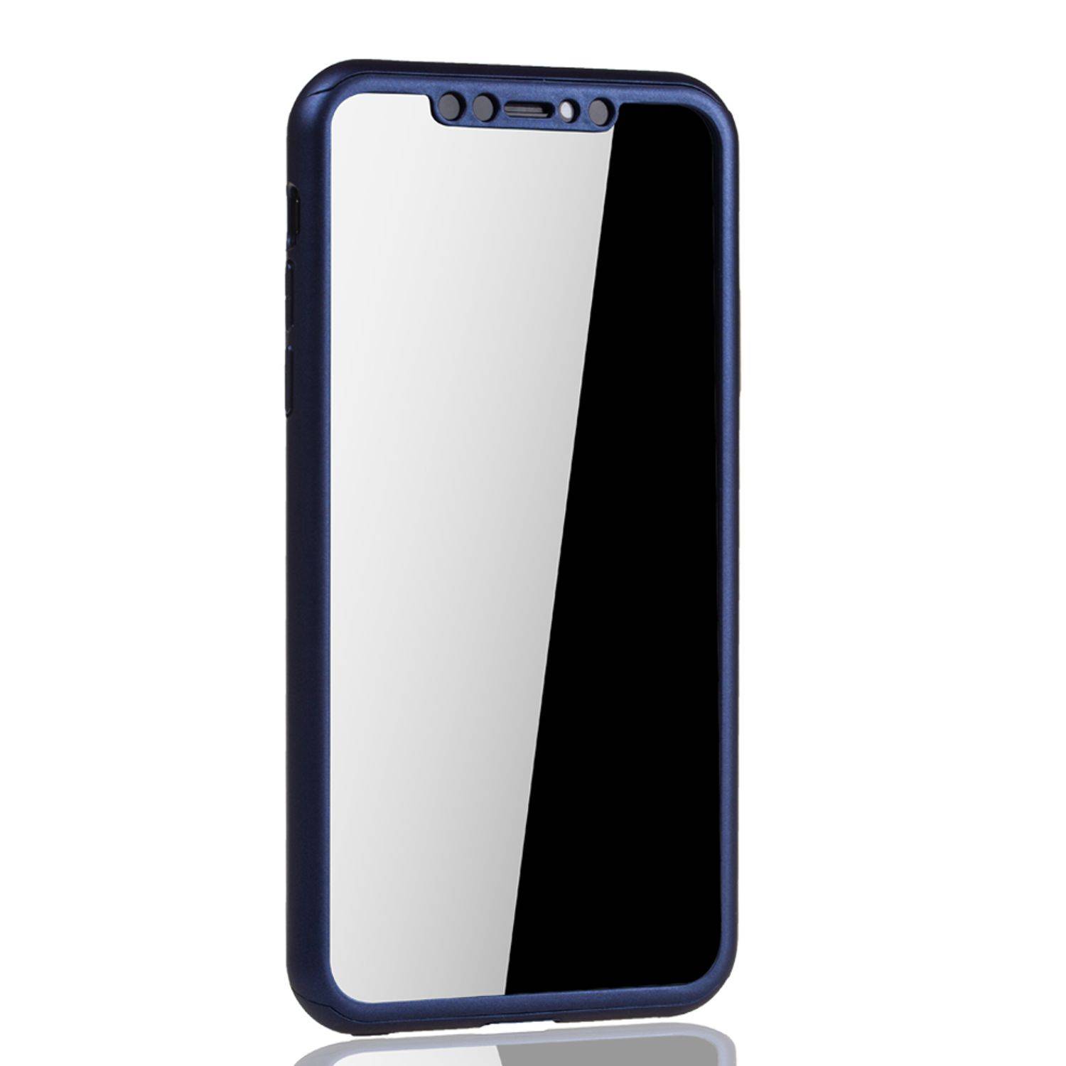 Apple iPhone 11 Pro Max Handyhülle 360 Grad Schutz Full Cover Blau