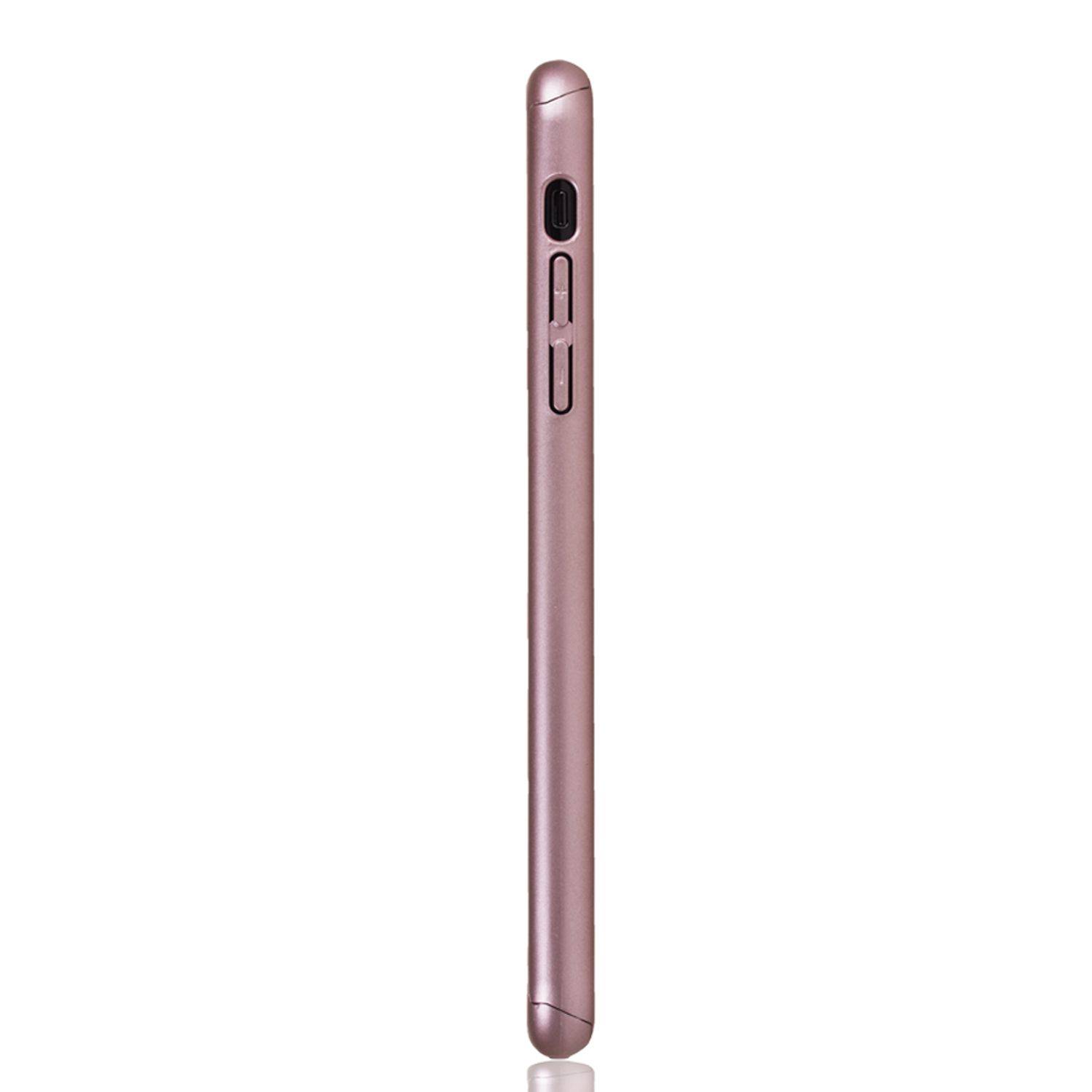 Apple iPhone 11 Pro Max Handyhülle 360 Grad Schutz Full Cover Rosa