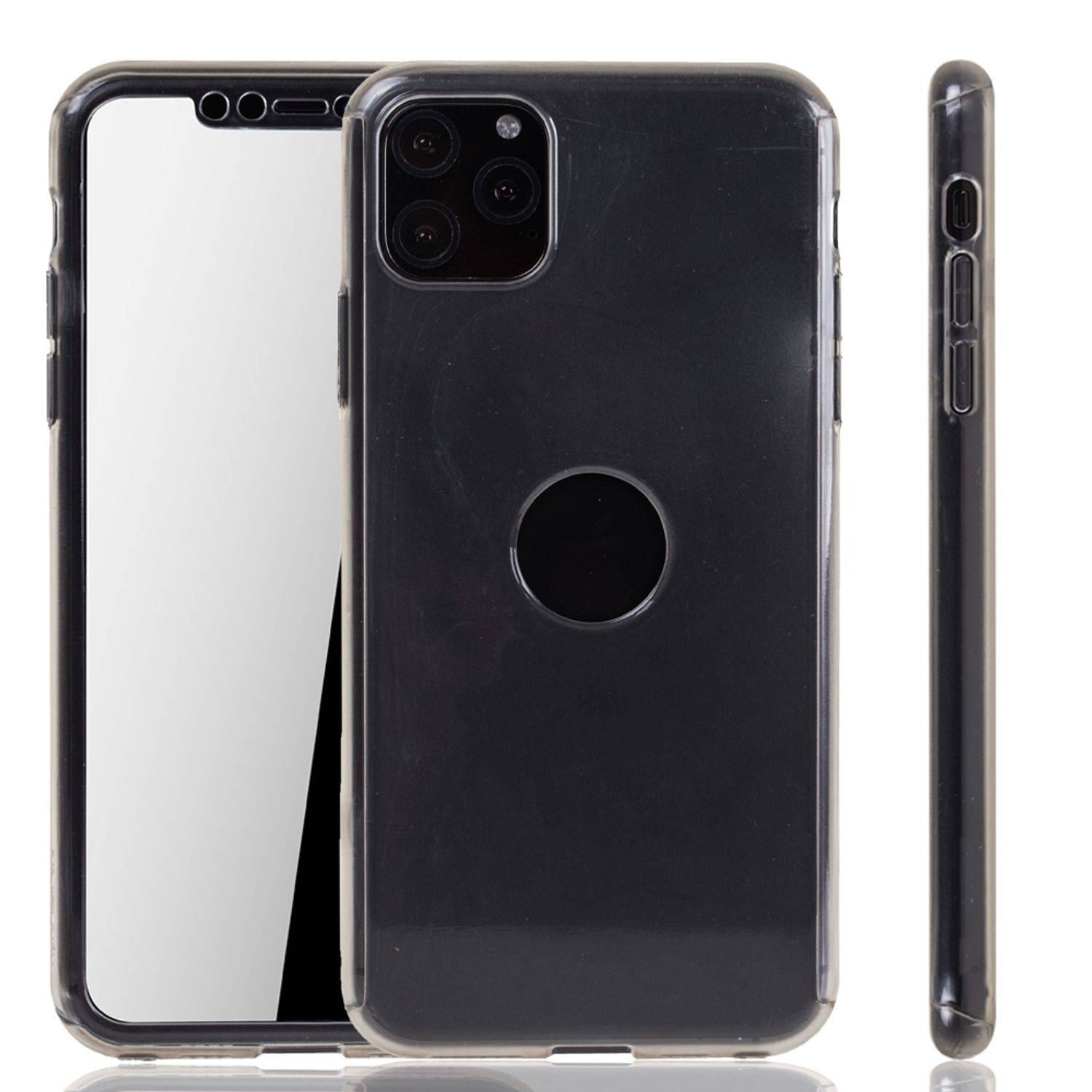 Apple iPhone 11 Pro Max Handyhülle 360 Grad Schutz Full Cover Transparent