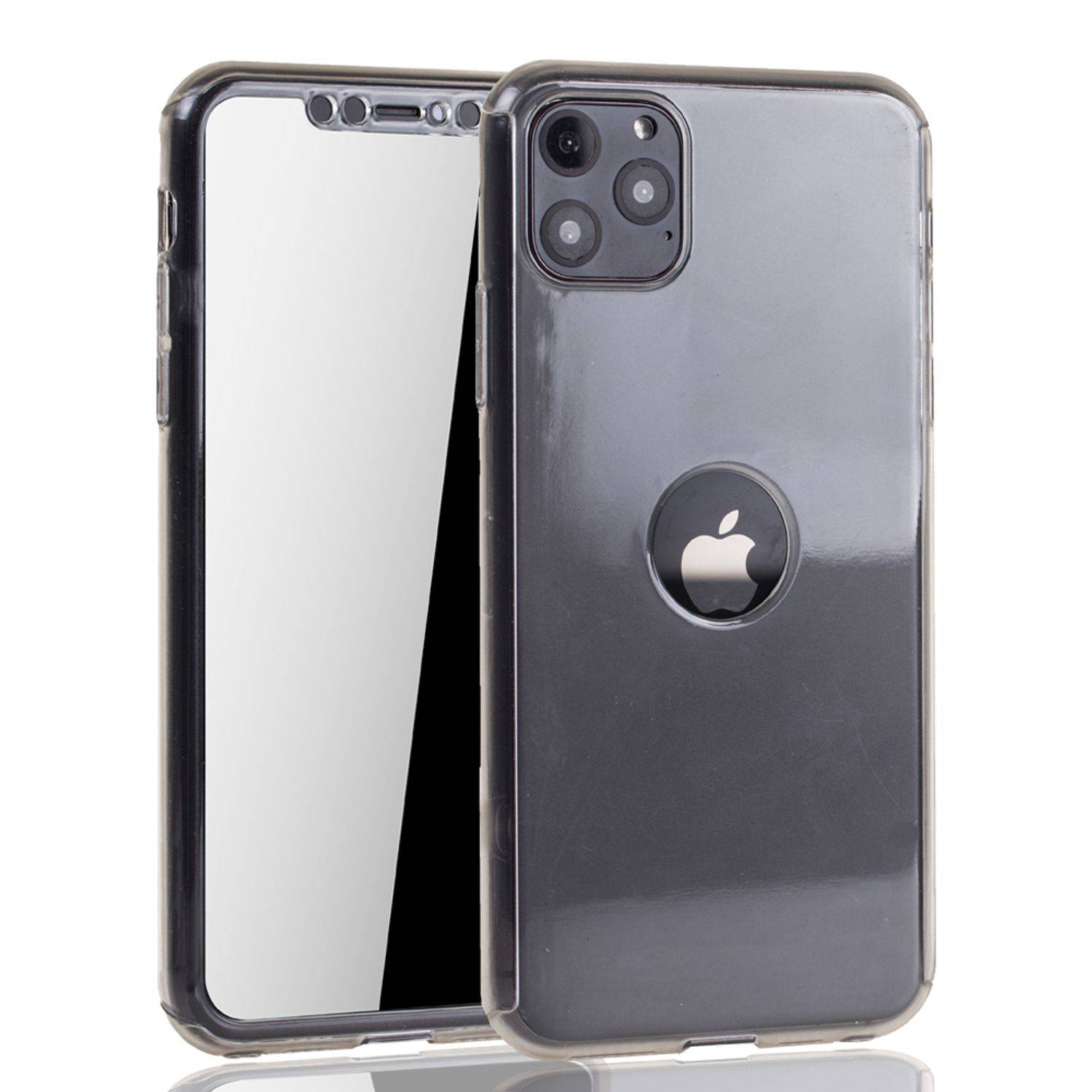 Apple iPhone 11 Pro Max Handyhülle 360 Grad Schutz Full Cover Transparent