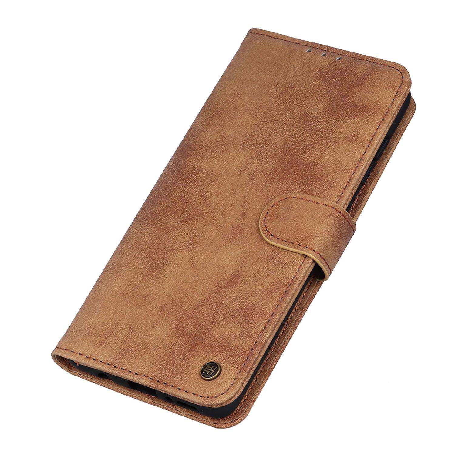 Samsung Galaxy A52 5G Handyhülle Bookcover Braun