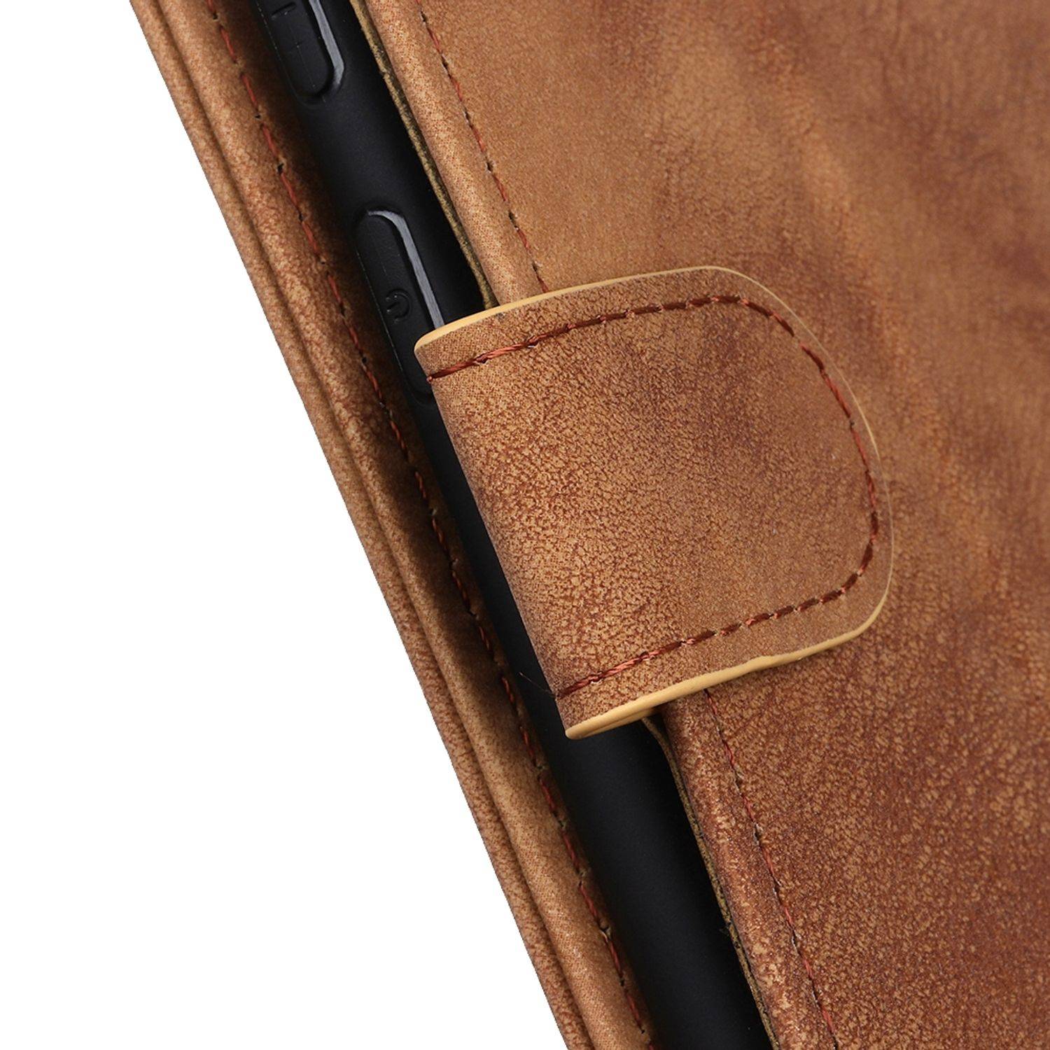 Samsung Galaxy A52 5G Handyhülle Bookcover Braun