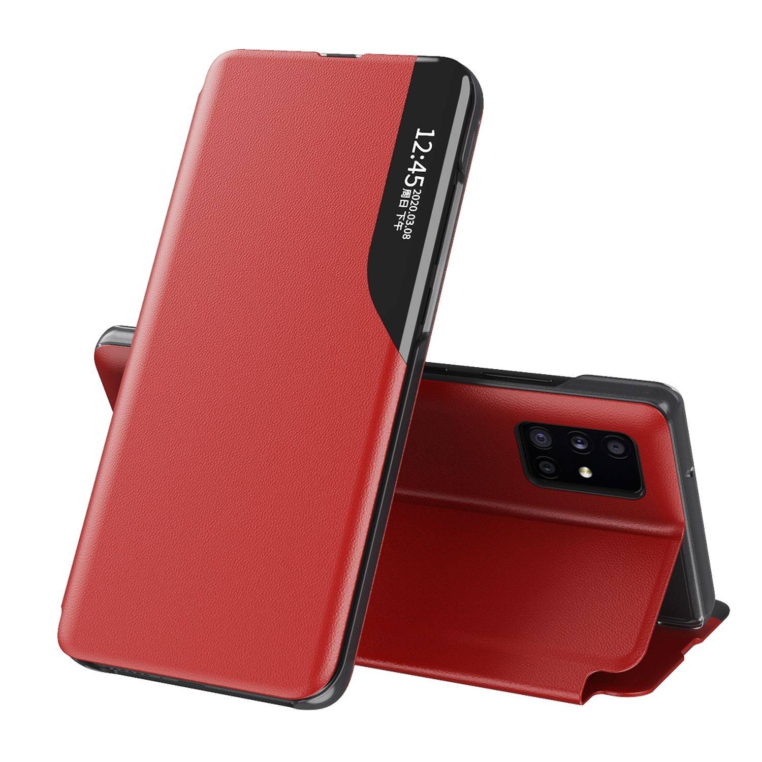 Samsung Galaxy A72 5G Handyhülle Bookcover Rot