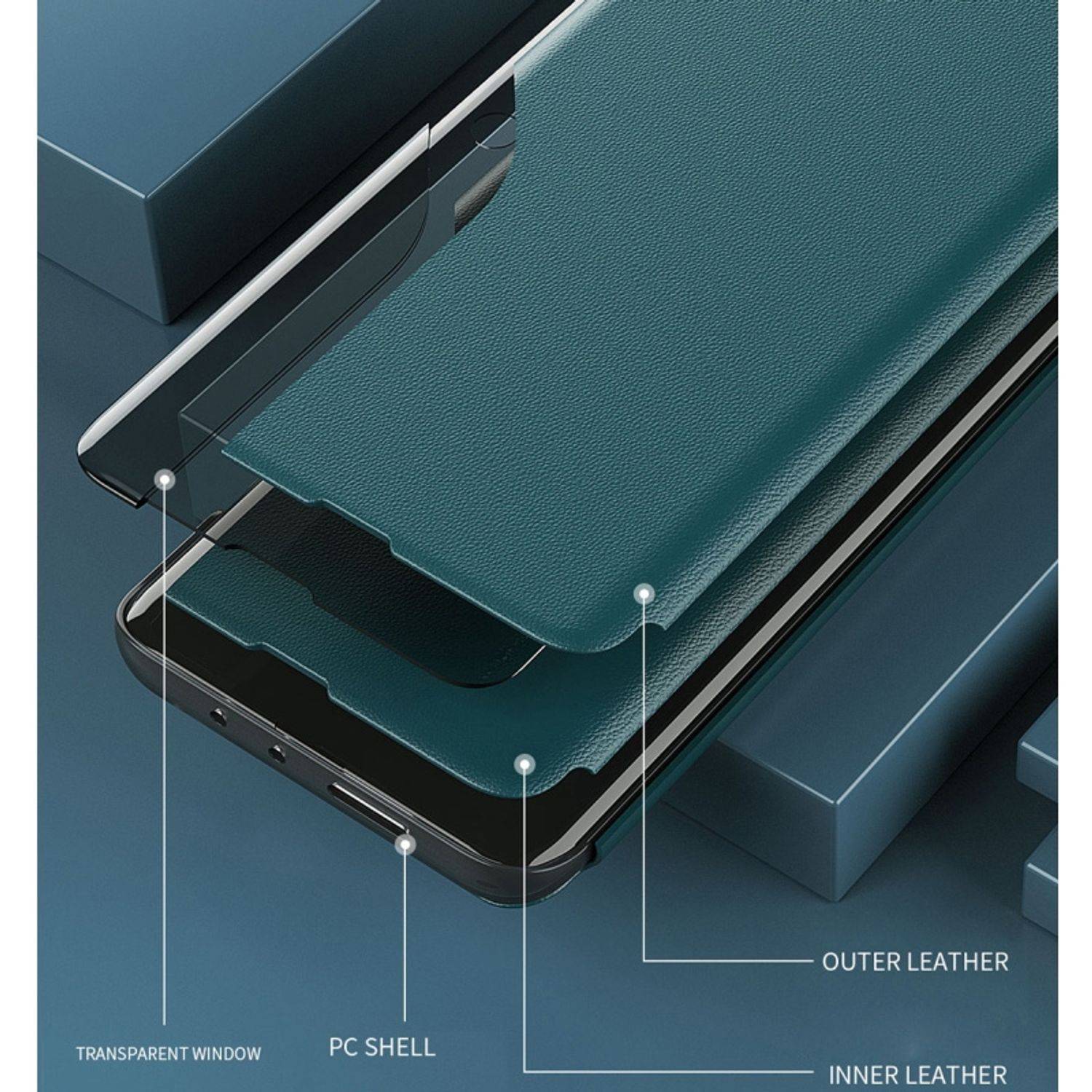 Samsung Galaxy A72 5G Handyhülle Bookcover Rot