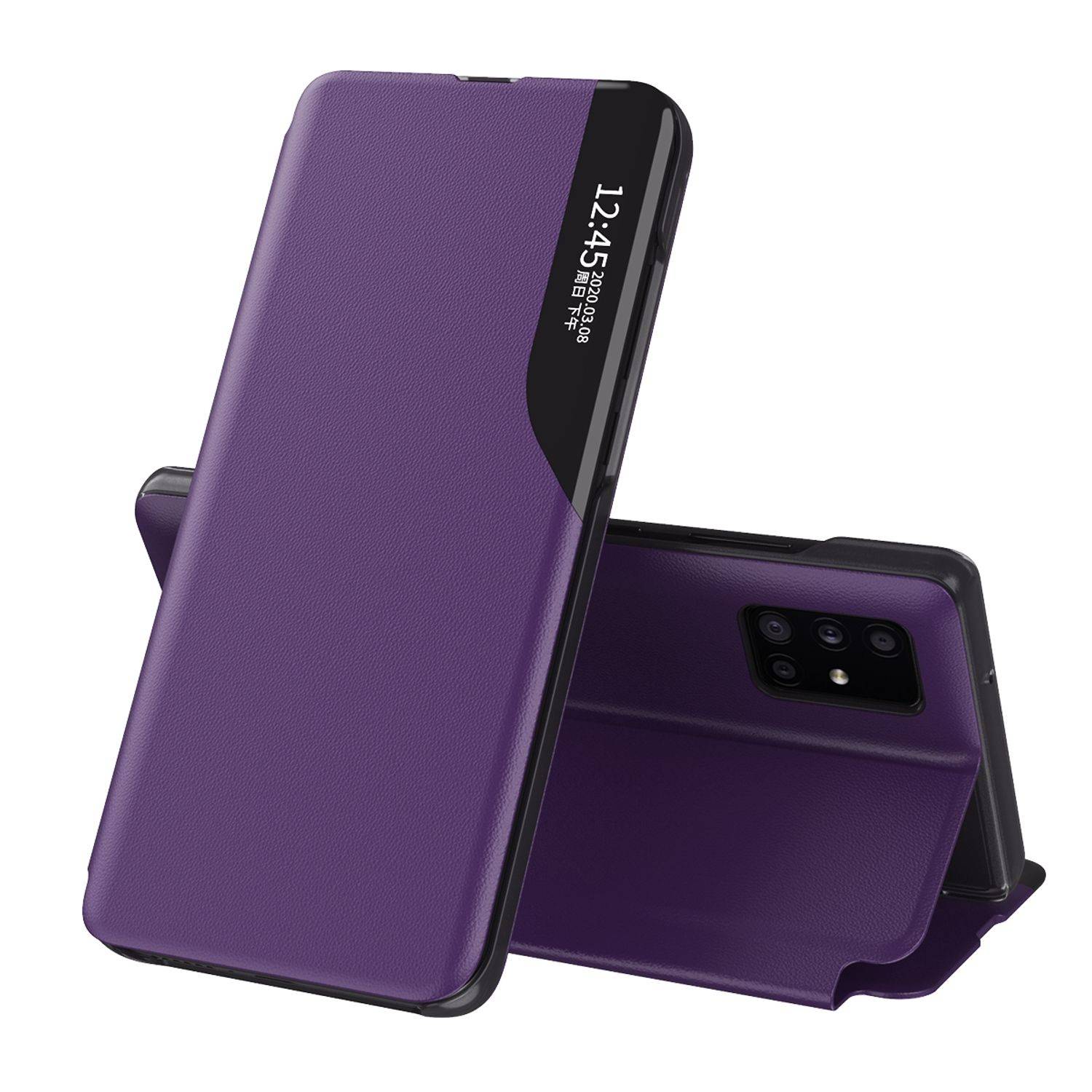Samsung Galaxy A72 5G Handyhülle Bookcover Violett