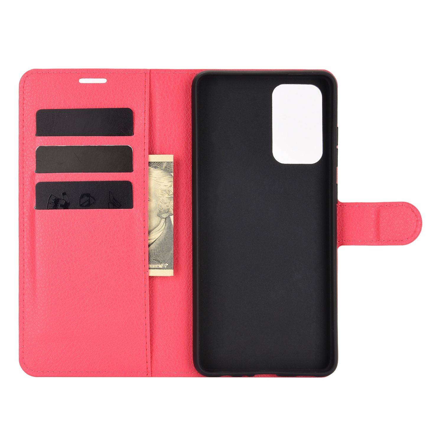 Samsung Galaxy A72 5G Handyhülle Bookcover Rot