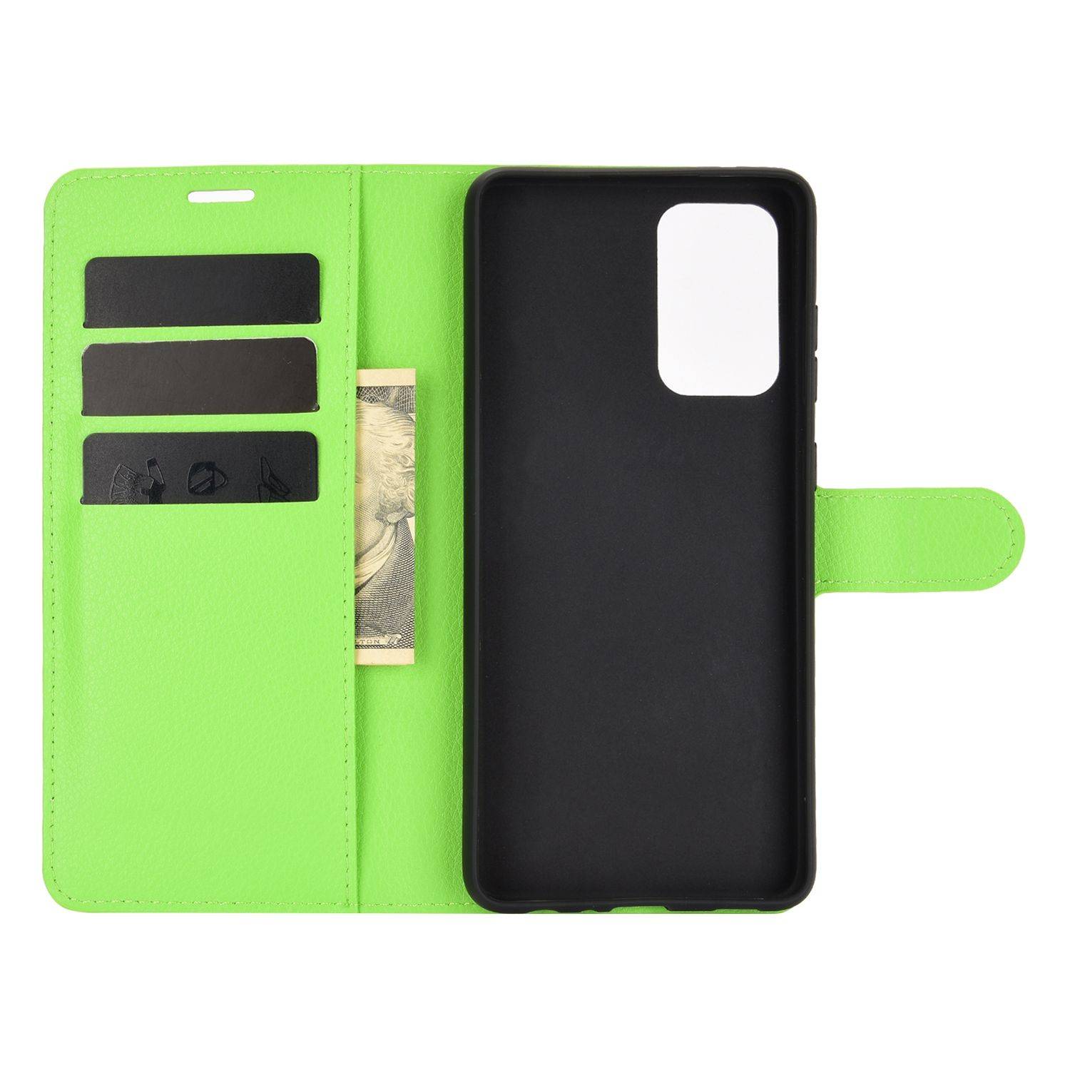 Samsung Galaxy A72 5G Handyhülle Bookcover Grün