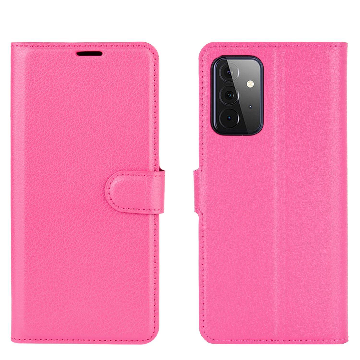 Samsung Galaxy A72 5G Handyhülle Bookcover Rosa