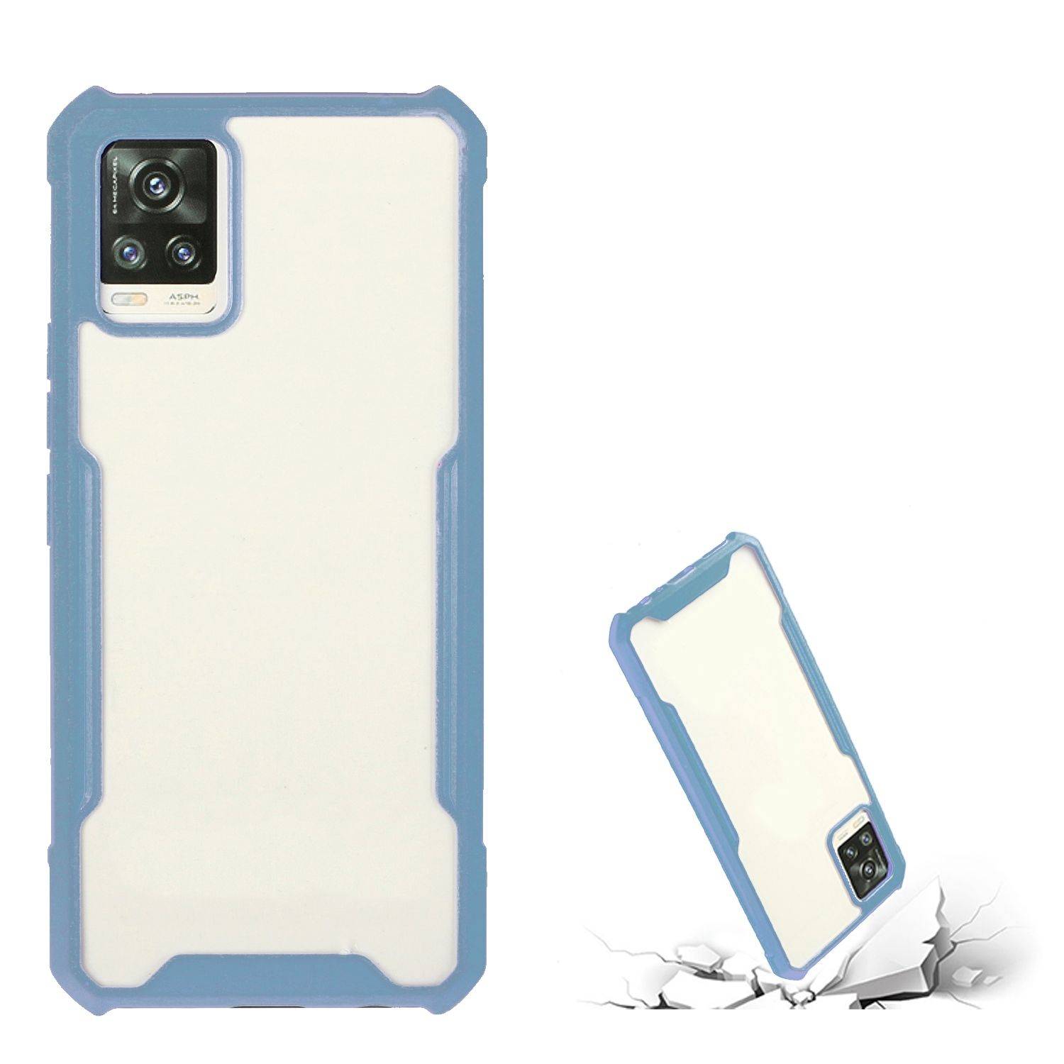 Samsung Galaxy A72 5G Handykette Umhängetasche Blau