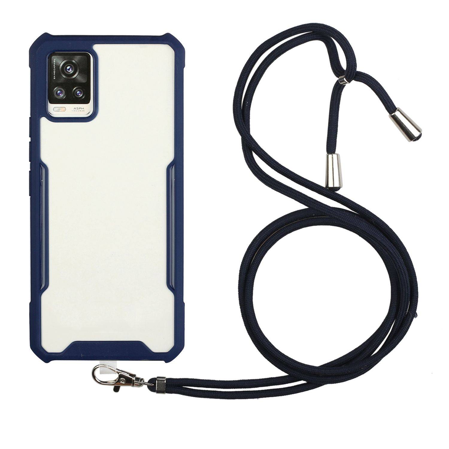 Samsung Galaxy A72 5G Handykette Umhängetasche Blau