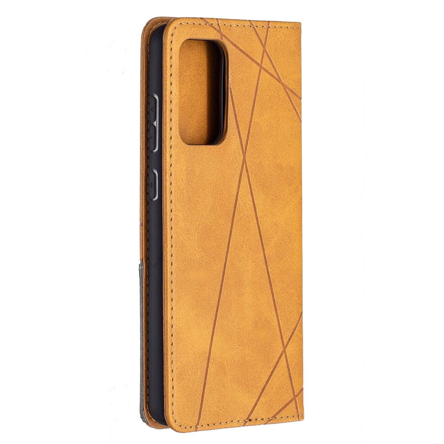 Samsung Galaxy A72 5G Handyhülle Bookcover Gelb