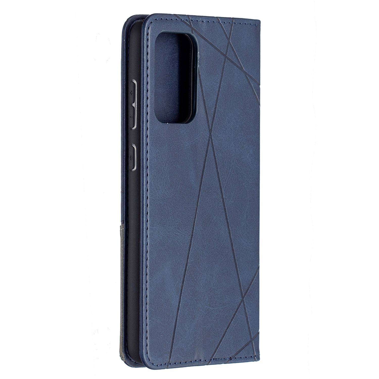 Samsung Galaxy A72 5G Handyhülle Bookcover Blau