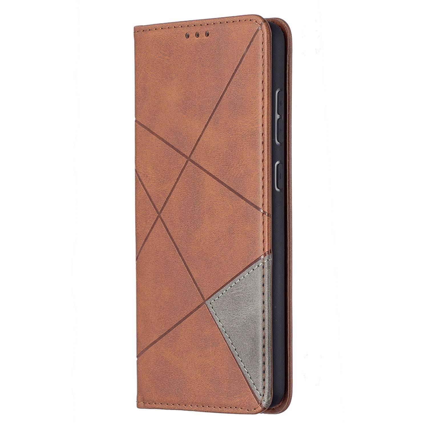 Samsung Galaxy A72 5G Handyhülle Bookcover Braun