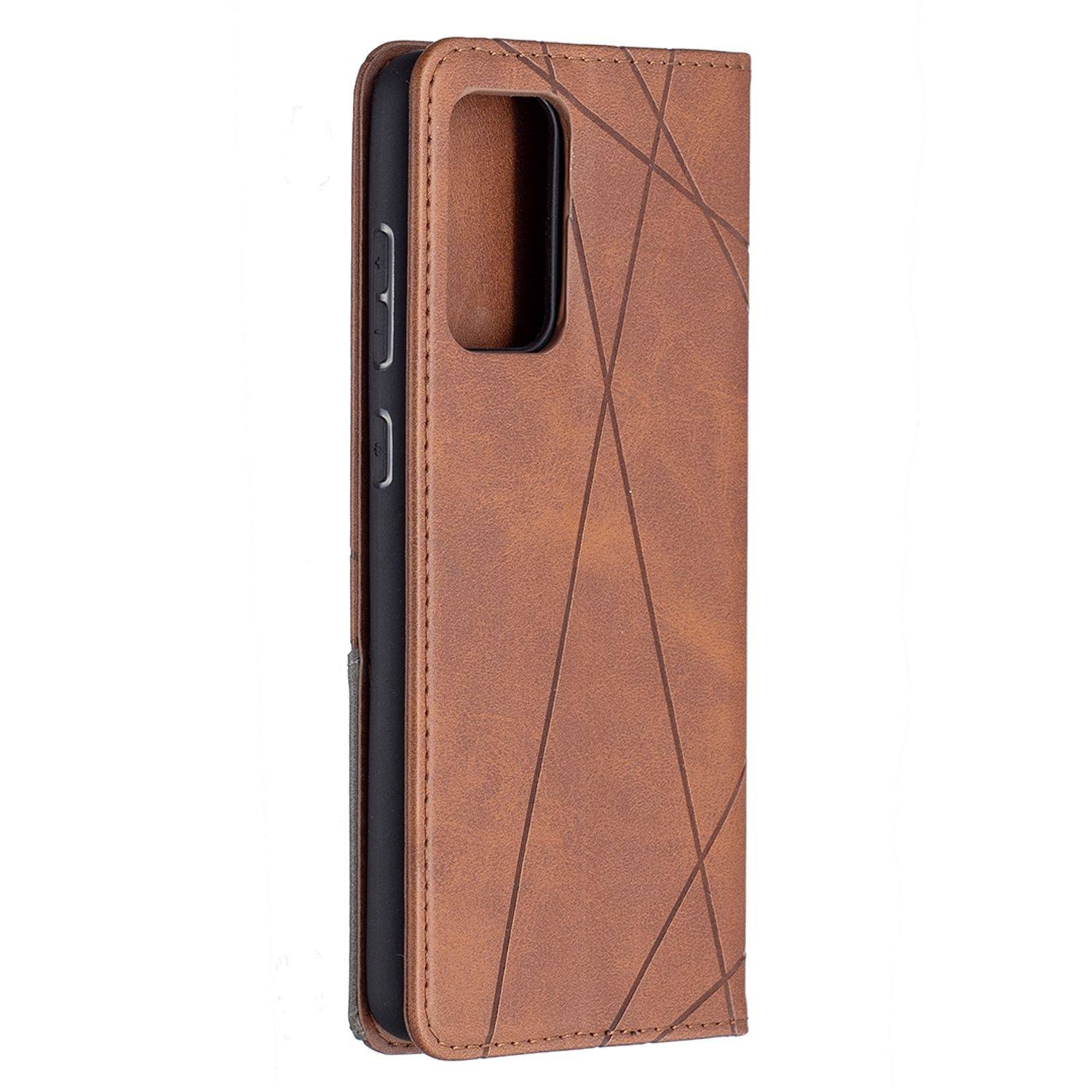 Samsung Galaxy A72 5G Handyhülle Bookcover Braun