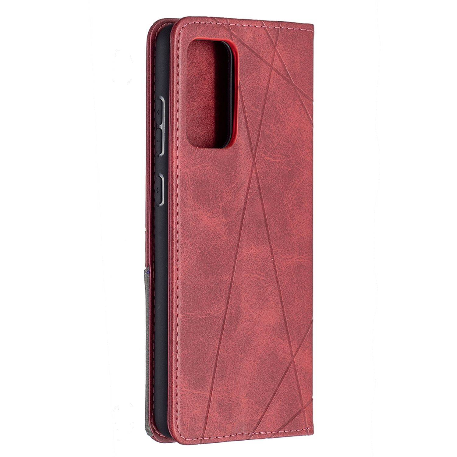Samsung Galaxy A72 5G Handyhülle Bookcover Rot