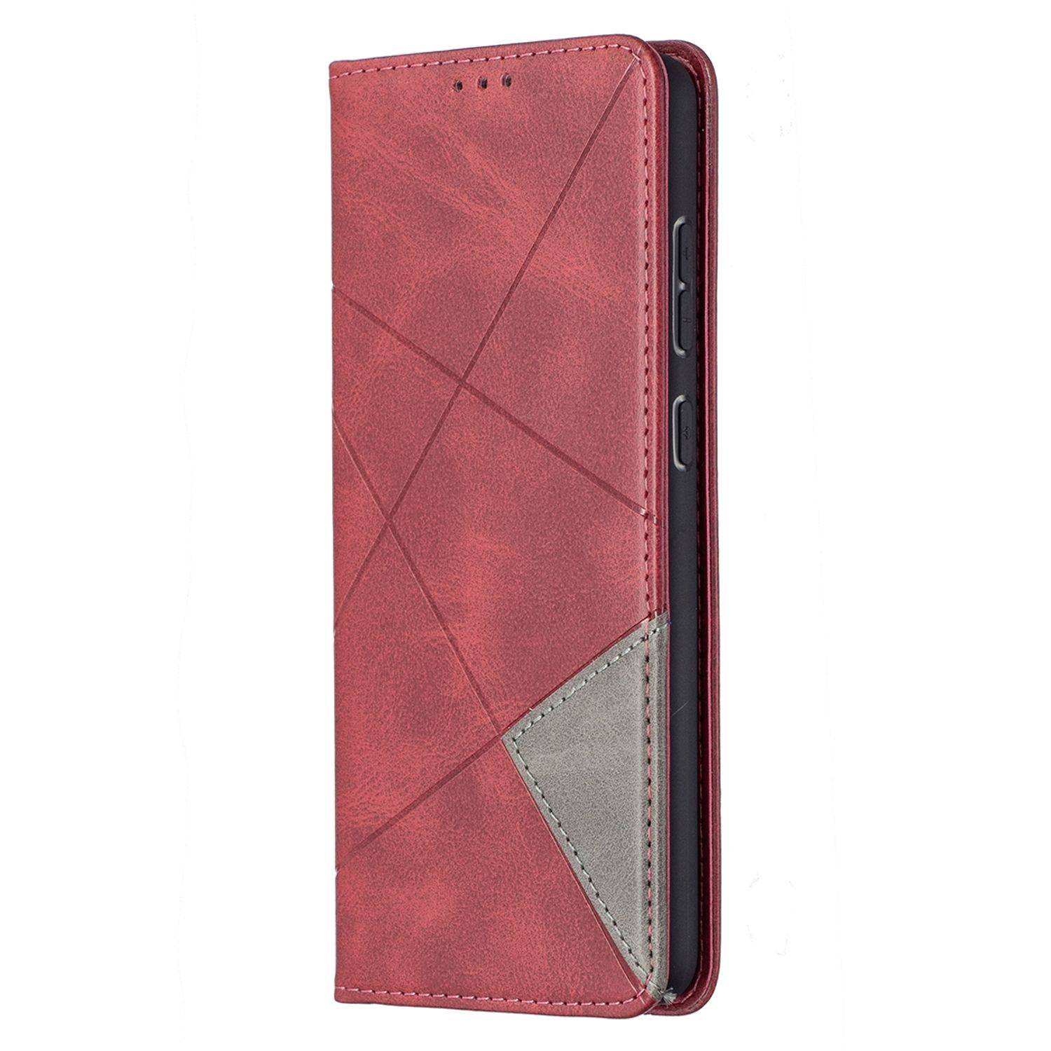 Samsung Galaxy A72 5G Handyhülle Bookcover Rot