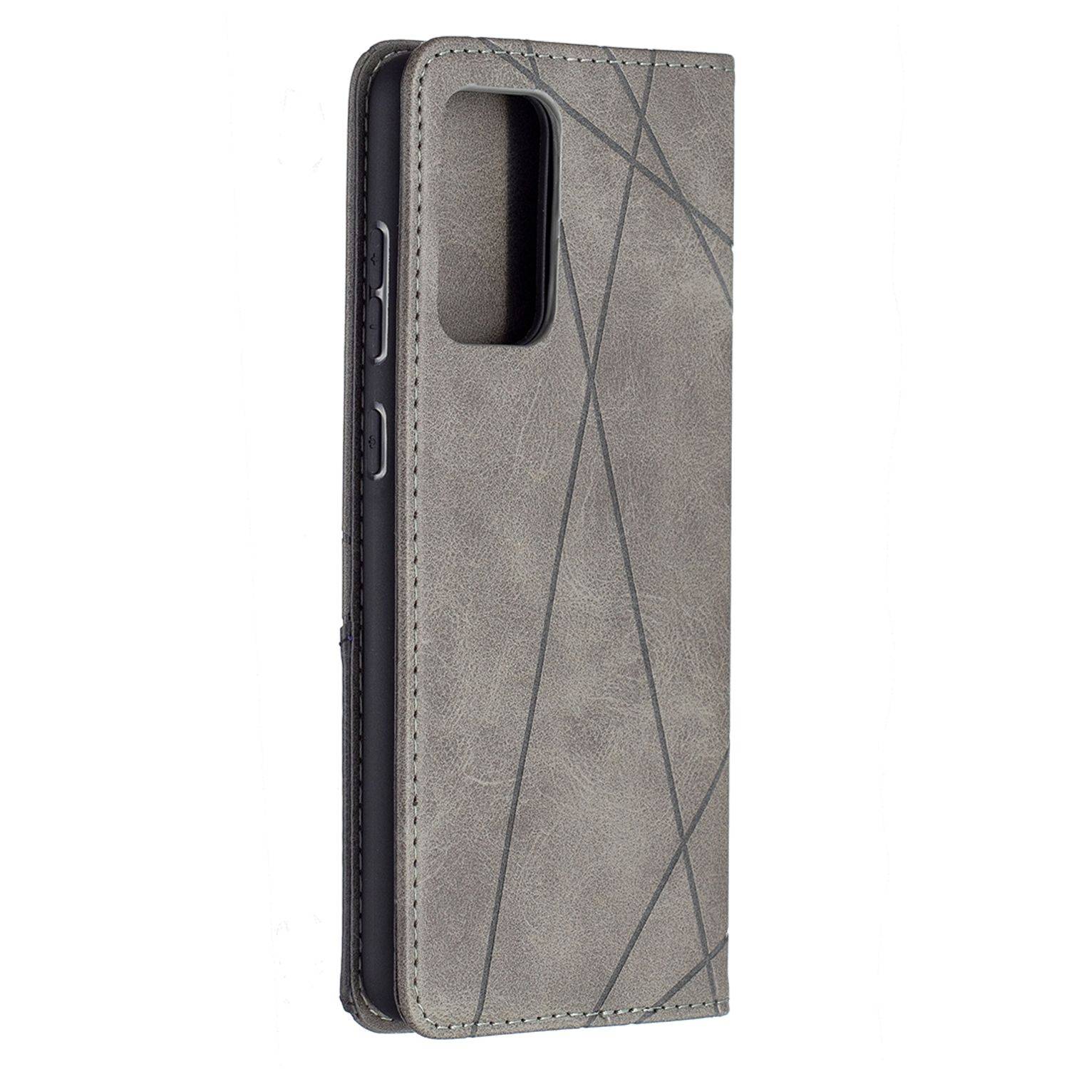 Samsung Galaxy A72 5G Handyhülle Bookcover Grau
