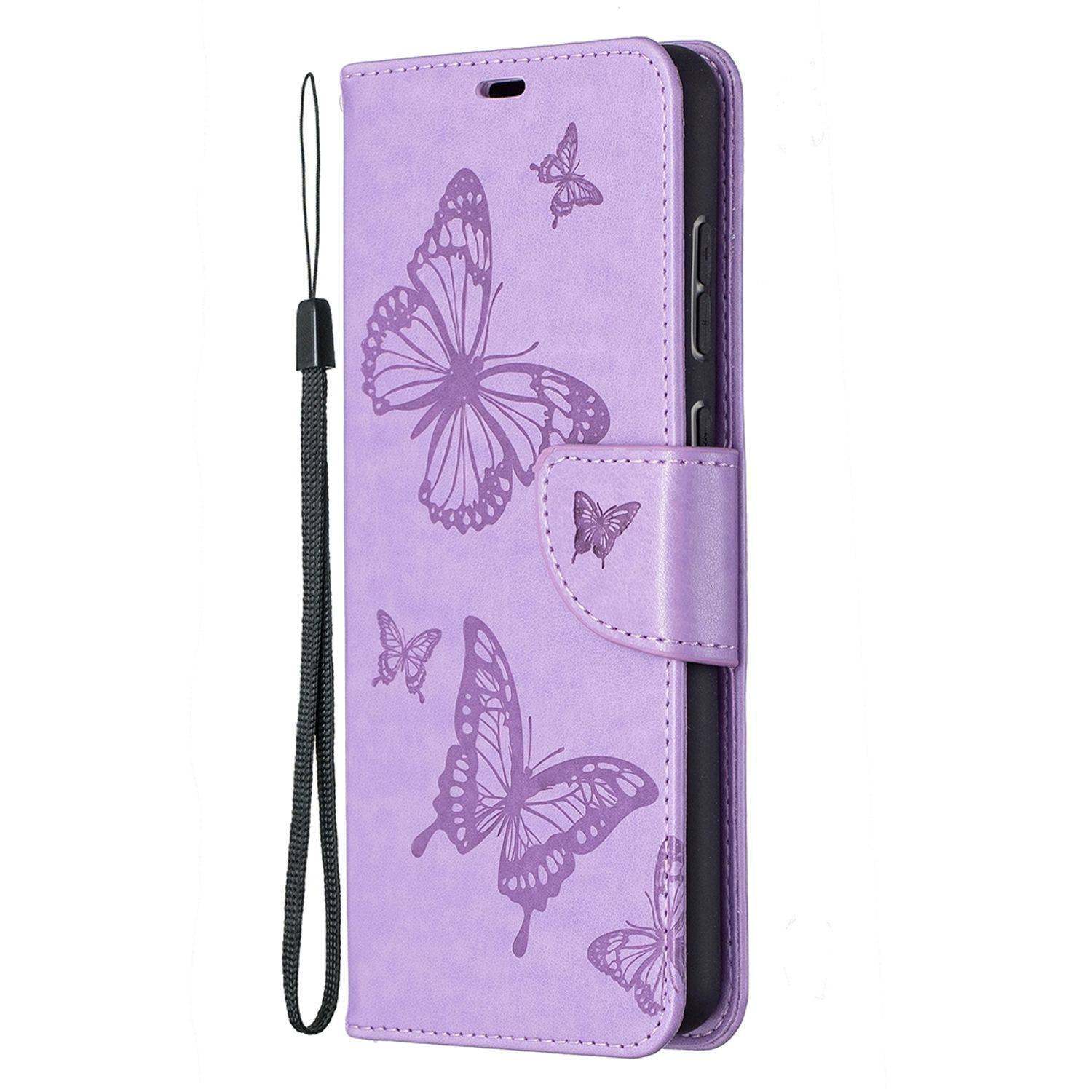 Samsung Galaxy A72 5G Handyhülle Bookcover Violett