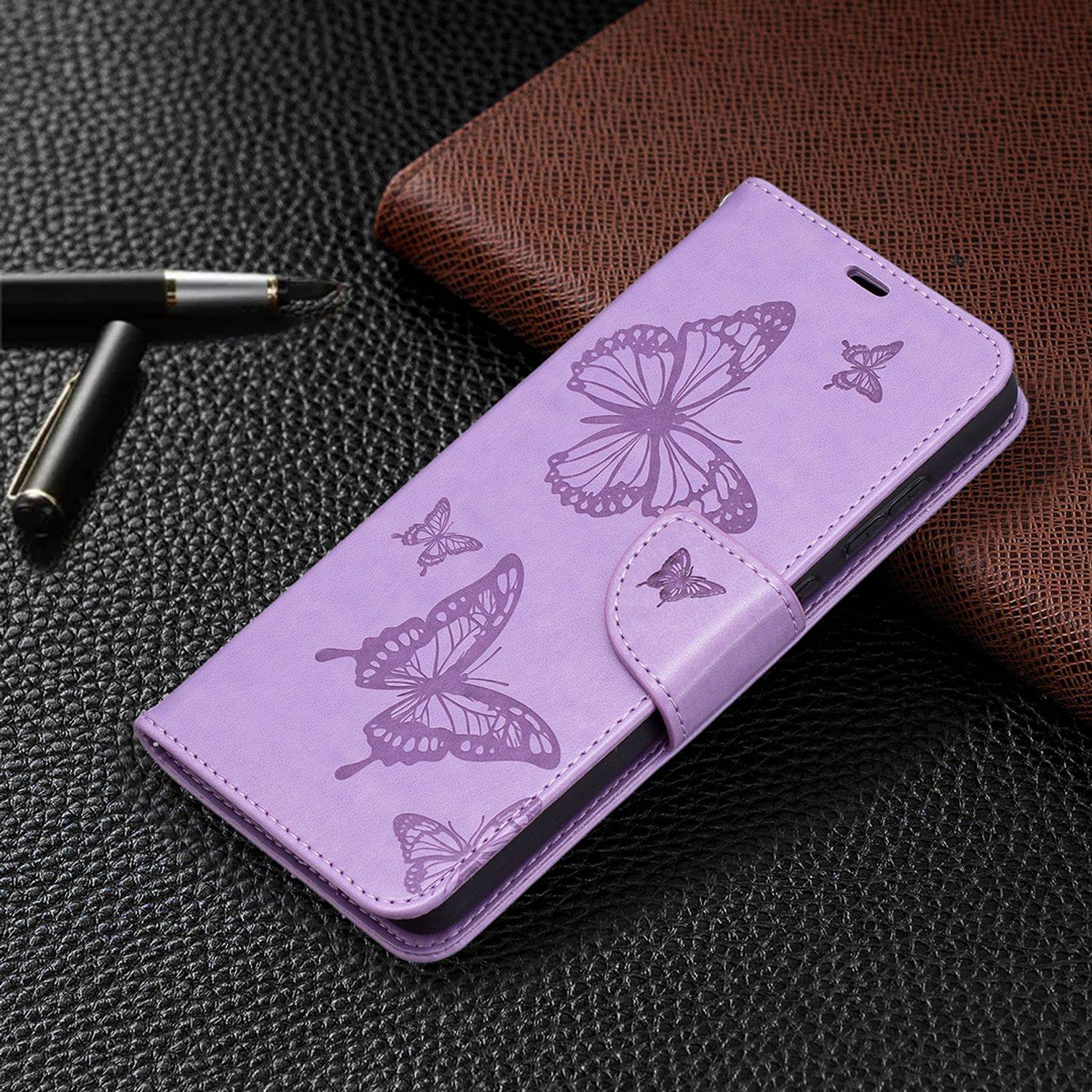 Samsung Galaxy A72 5G Handyhülle Bookcover Violett