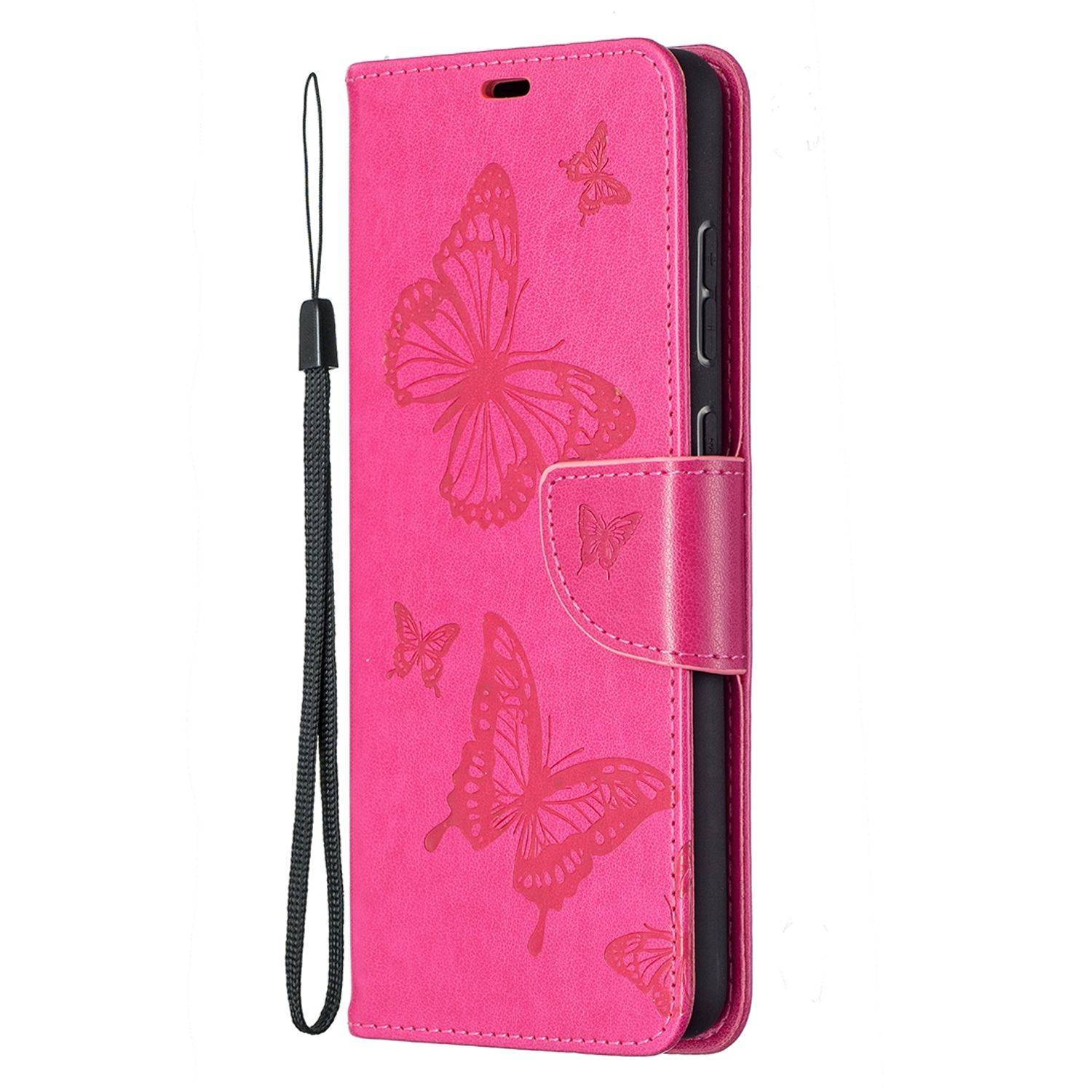 Hülle kompatibel mit Samsung Galaxy A72 5G Kunstleder Handyhülle - Handy Case Rosa