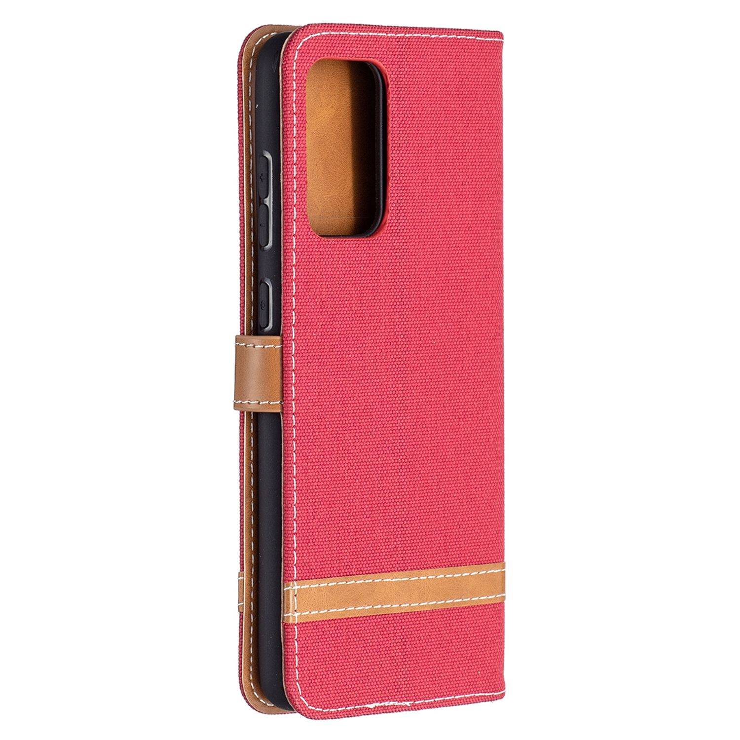 Samsung Galaxy A72 5G Handyhülle Bookcover Rot