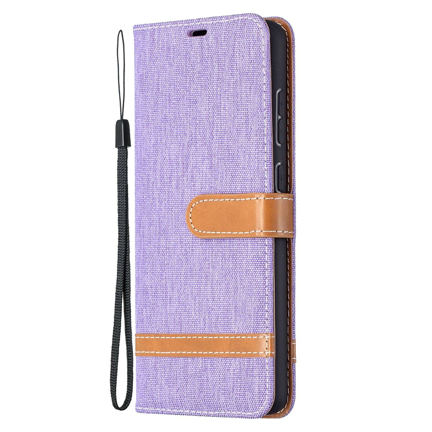 Samsung Galaxy A72 5G Handyhülle Bookcover Violett