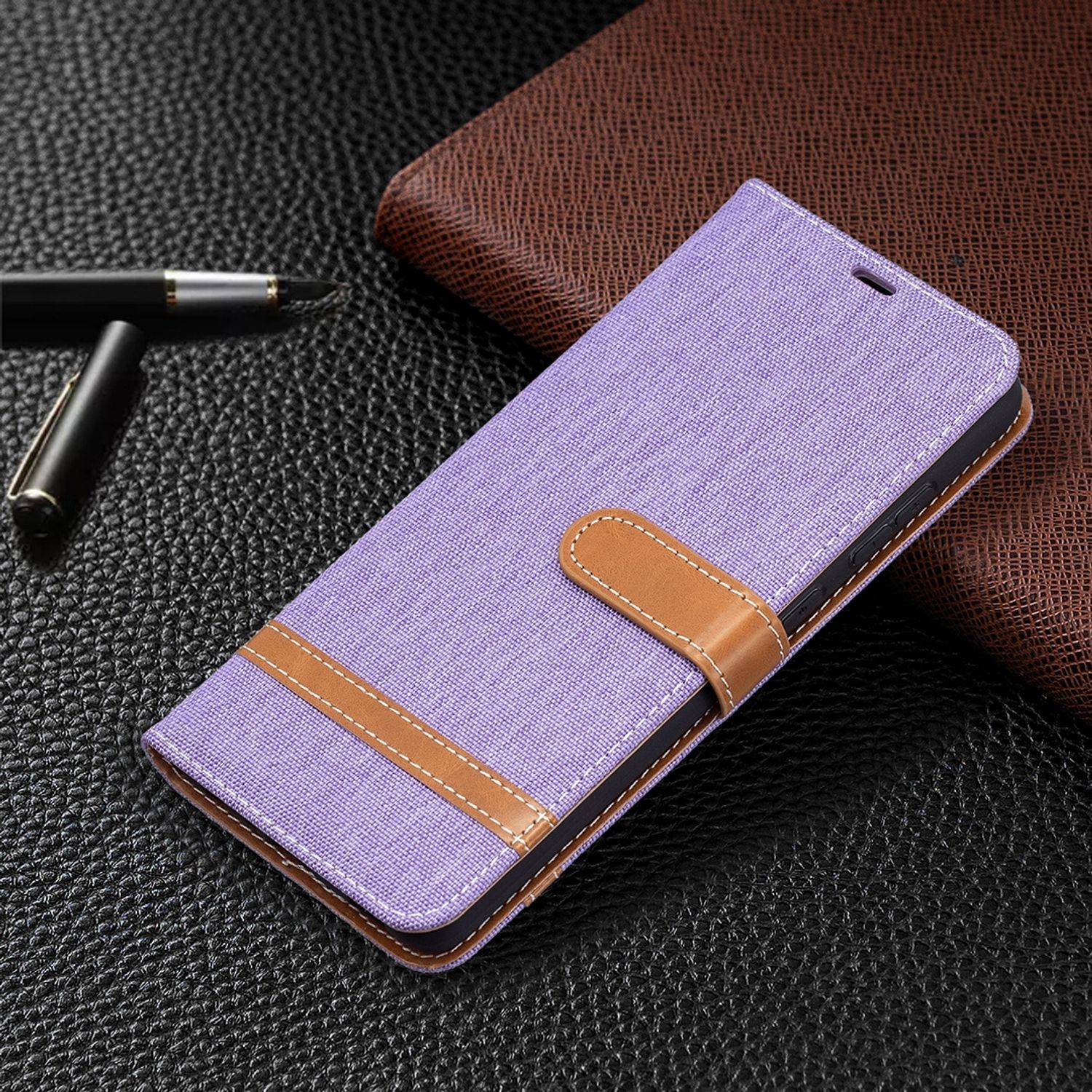Samsung Galaxy A72 5G Handyhülle Bookcover Violett