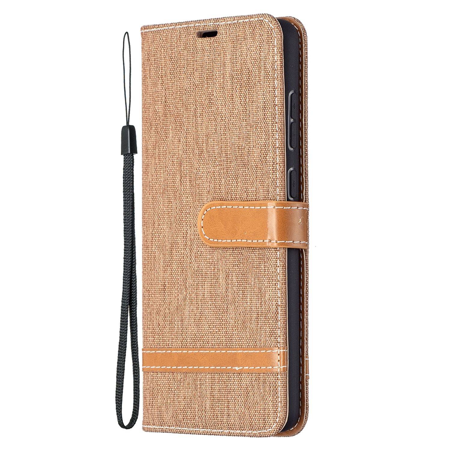 Samsung Galaxy A72 5G Handyhülle Bookcover Braun