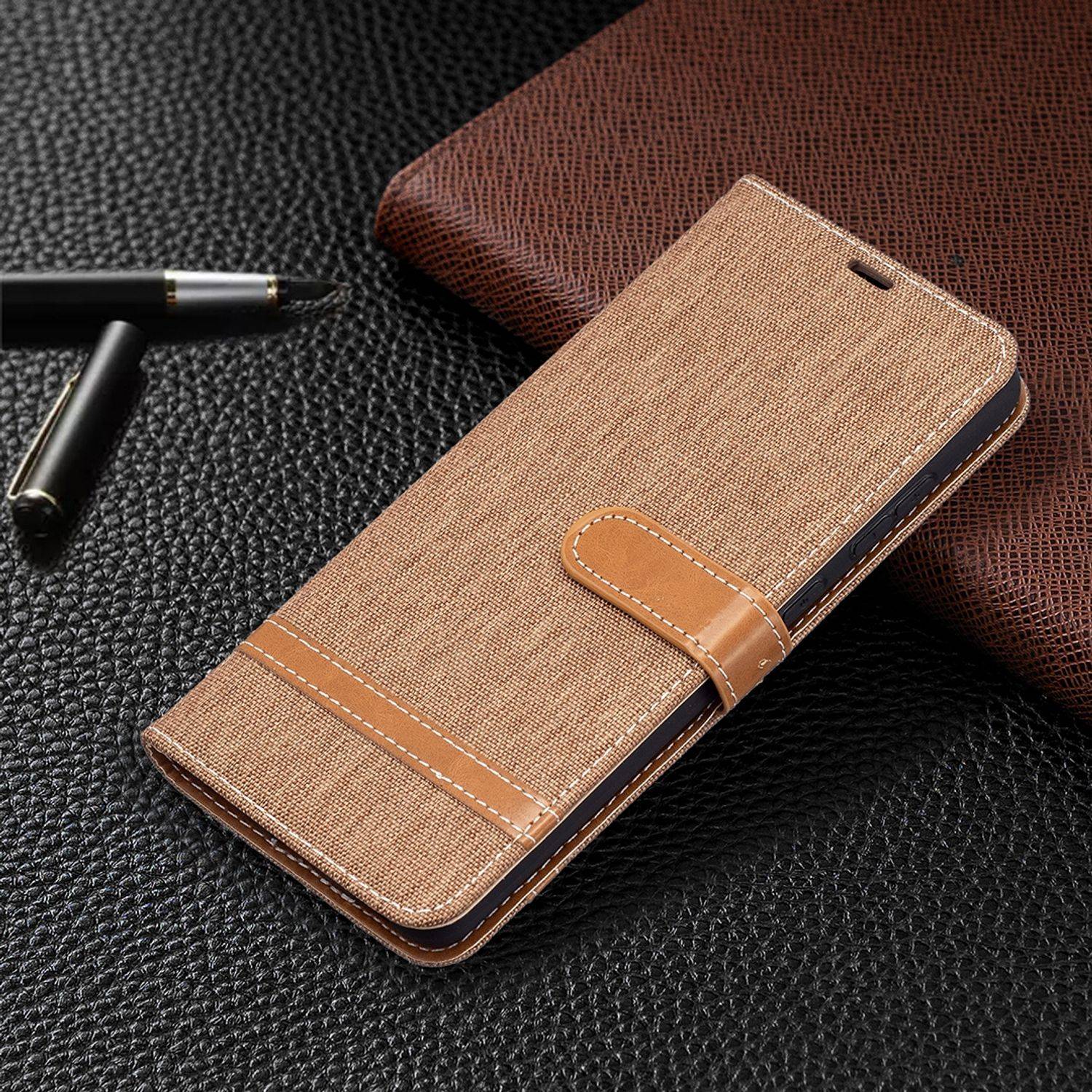 Samsung Galaxy A72 5G Handyhülle Bookcover Braun