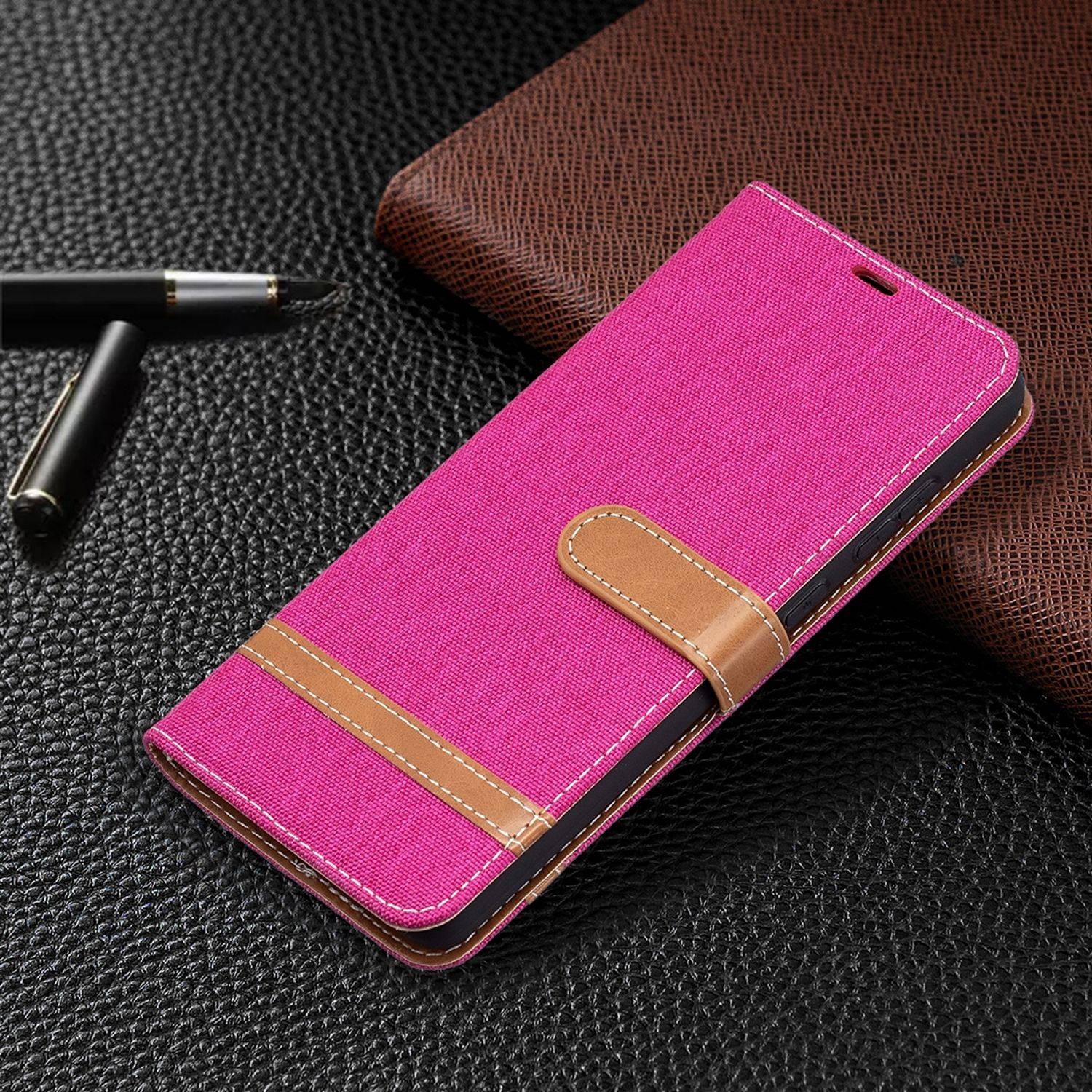 Samsung Galaxy A72 5G Handyhülle Bookcover Rosa