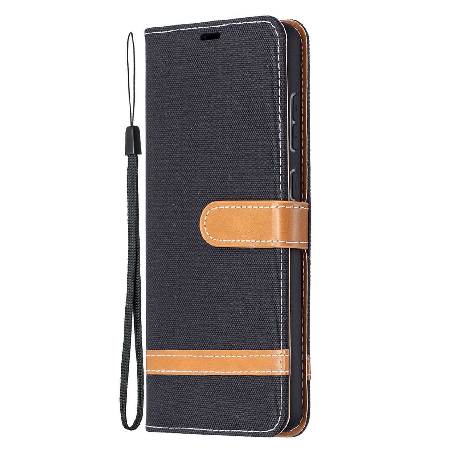 Samsung Galaxy A72 5G Handyhülle Bookcover Schwarz